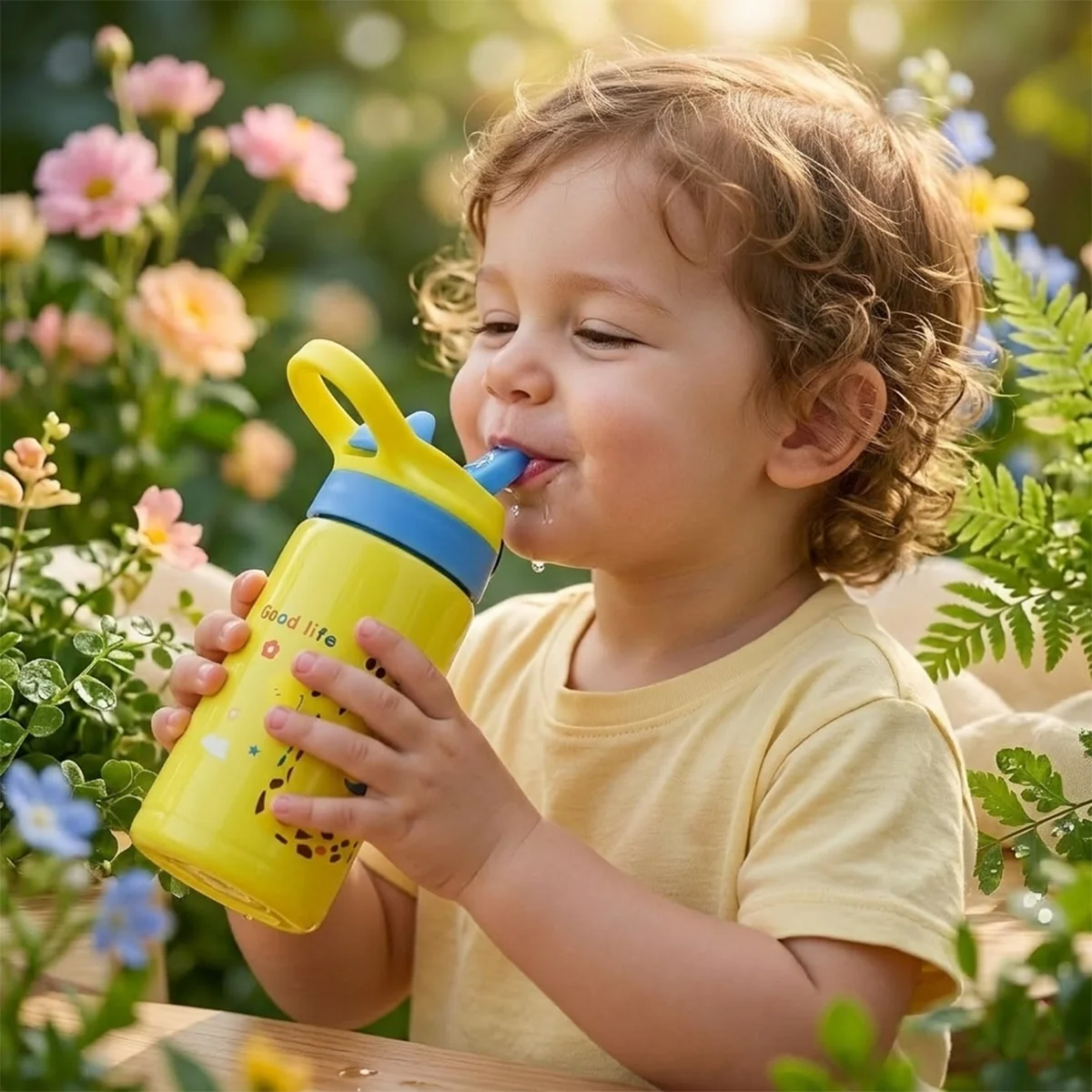 AM7054 Kiddo 400 Insulated Stainless Steel Kids' Water Bottle (400ml) - Image 2