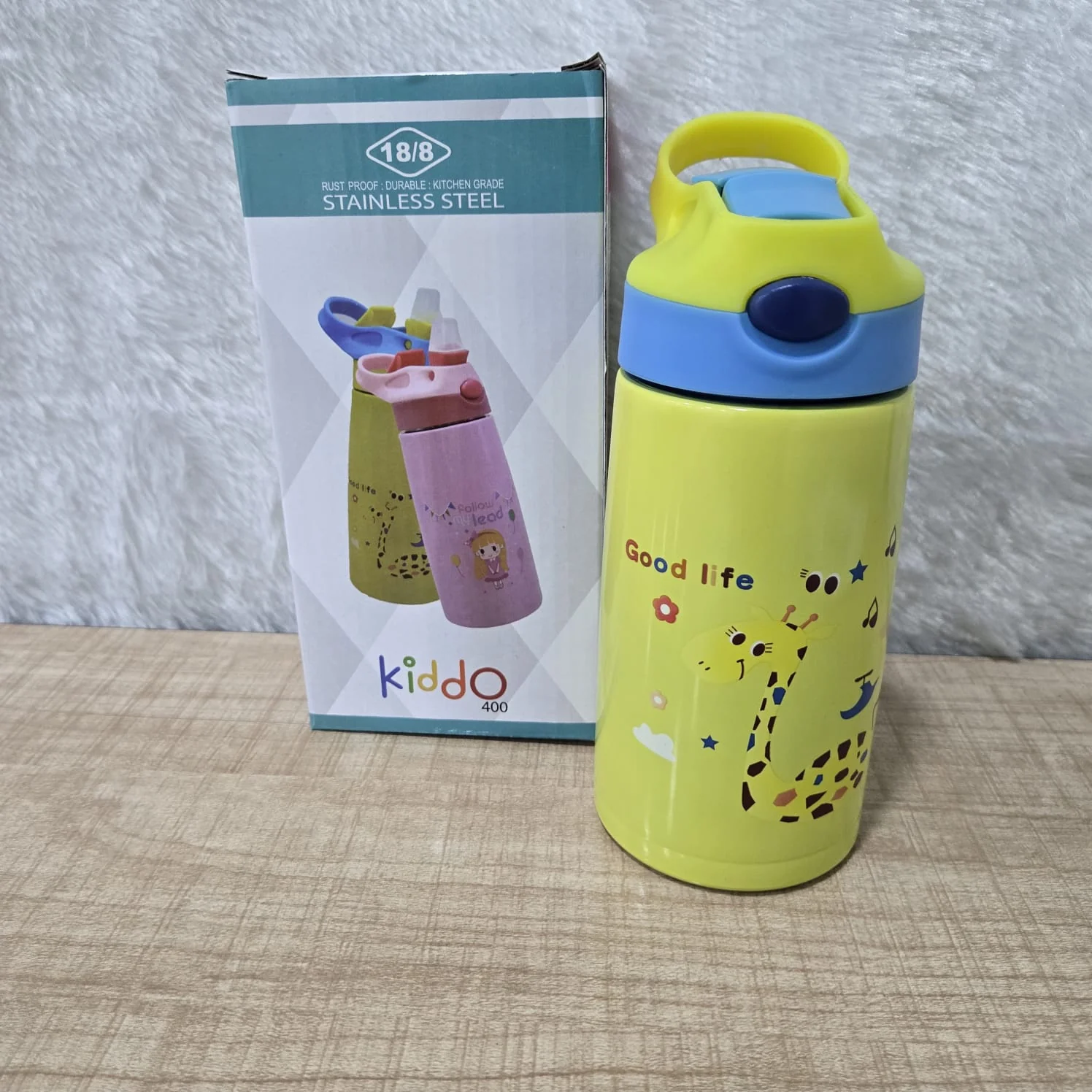 AM7054 Kiddo 400 Insulated Stainless Steel Kids' Water Bottle (400ml) - Image 3