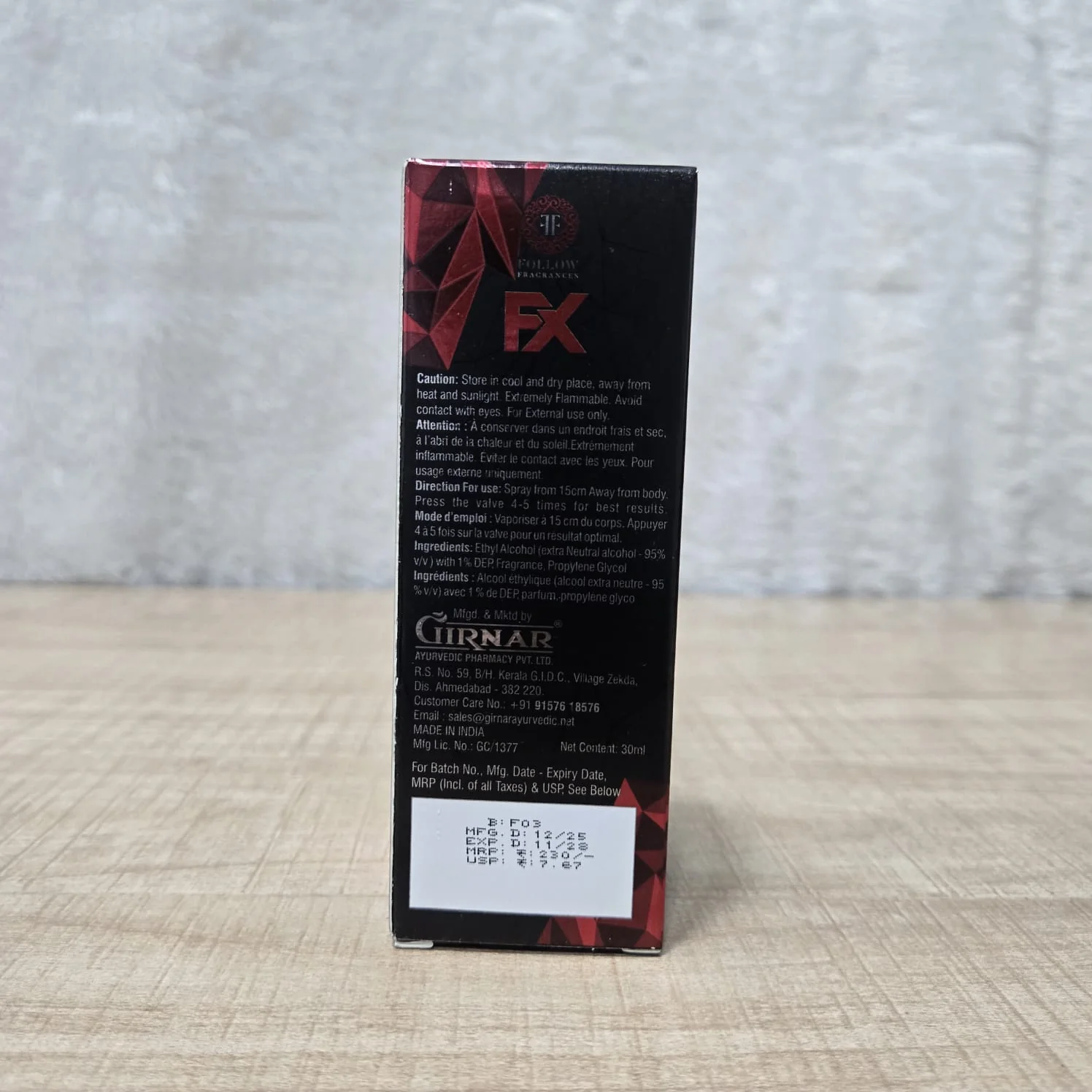 AM7085 Fragrances FX Eau De Parfum for Men & Women -30ml - Image 4