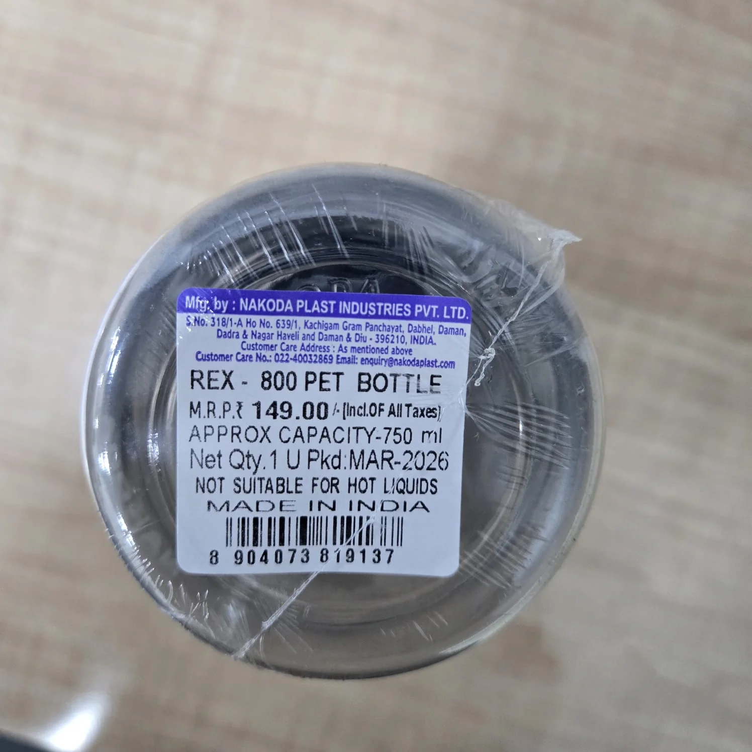 AM7099 Nakoda Rex Water Bottle 800ml - Image 3