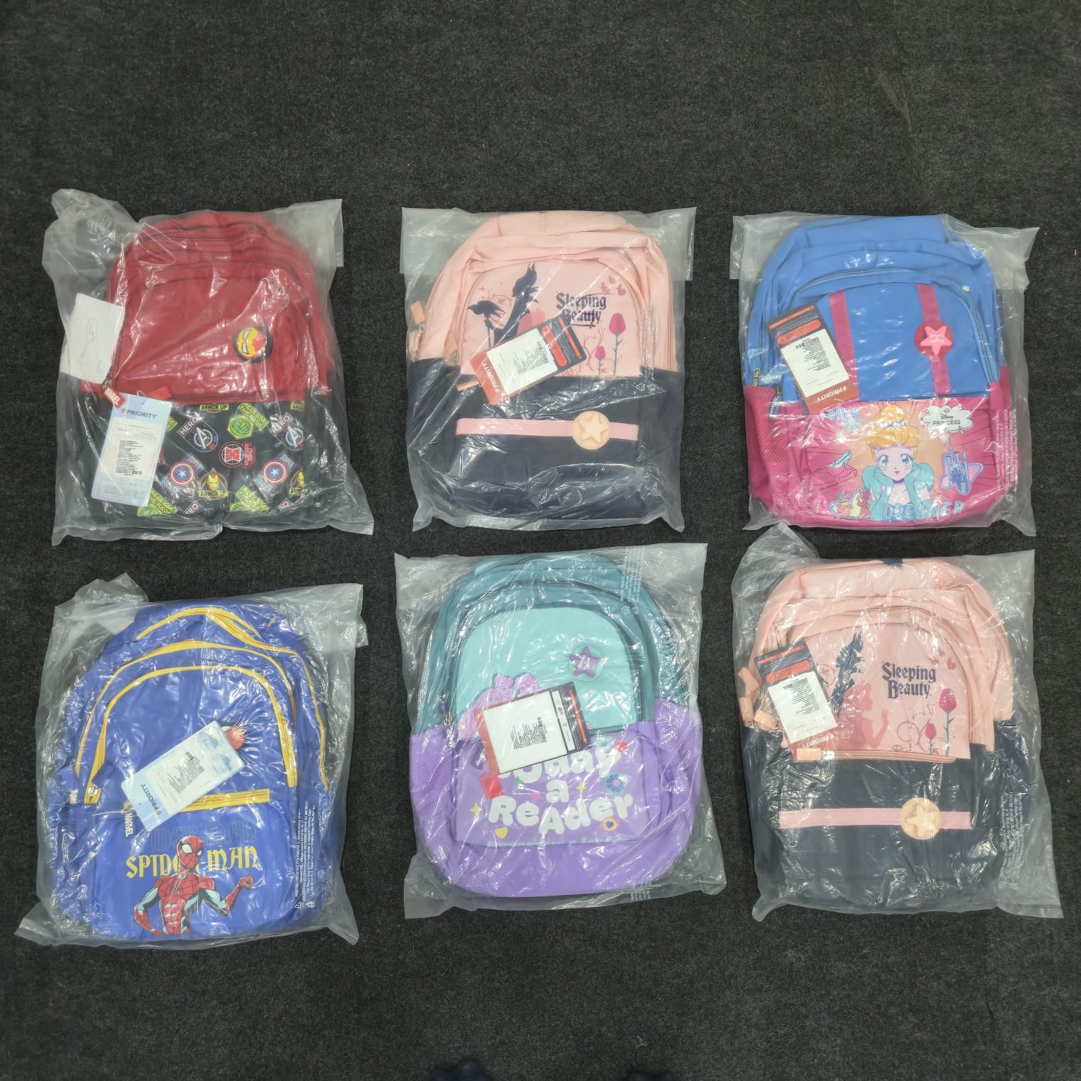 AM7139 Priority Fidgety Series 16-Inch Character School Bag - Mix Design - Image 3