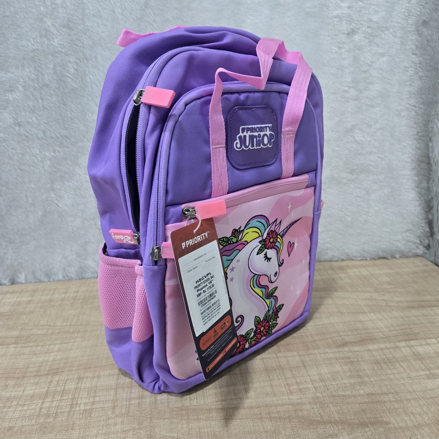 AM7144 Priority Junior Unicorn "Popins" 16-inch School Bag - Mix Design - Image 2
