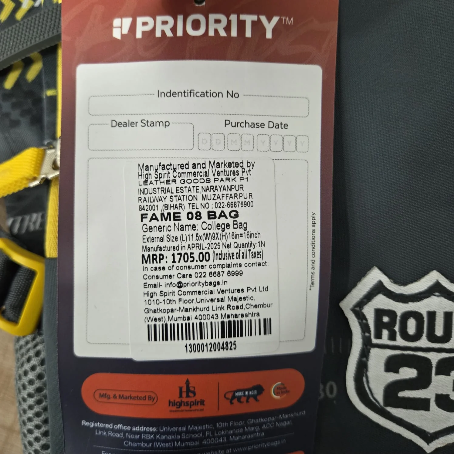 AM7150 Priority Fame Mix Durable College & School Backpack - (16in) - Image 8