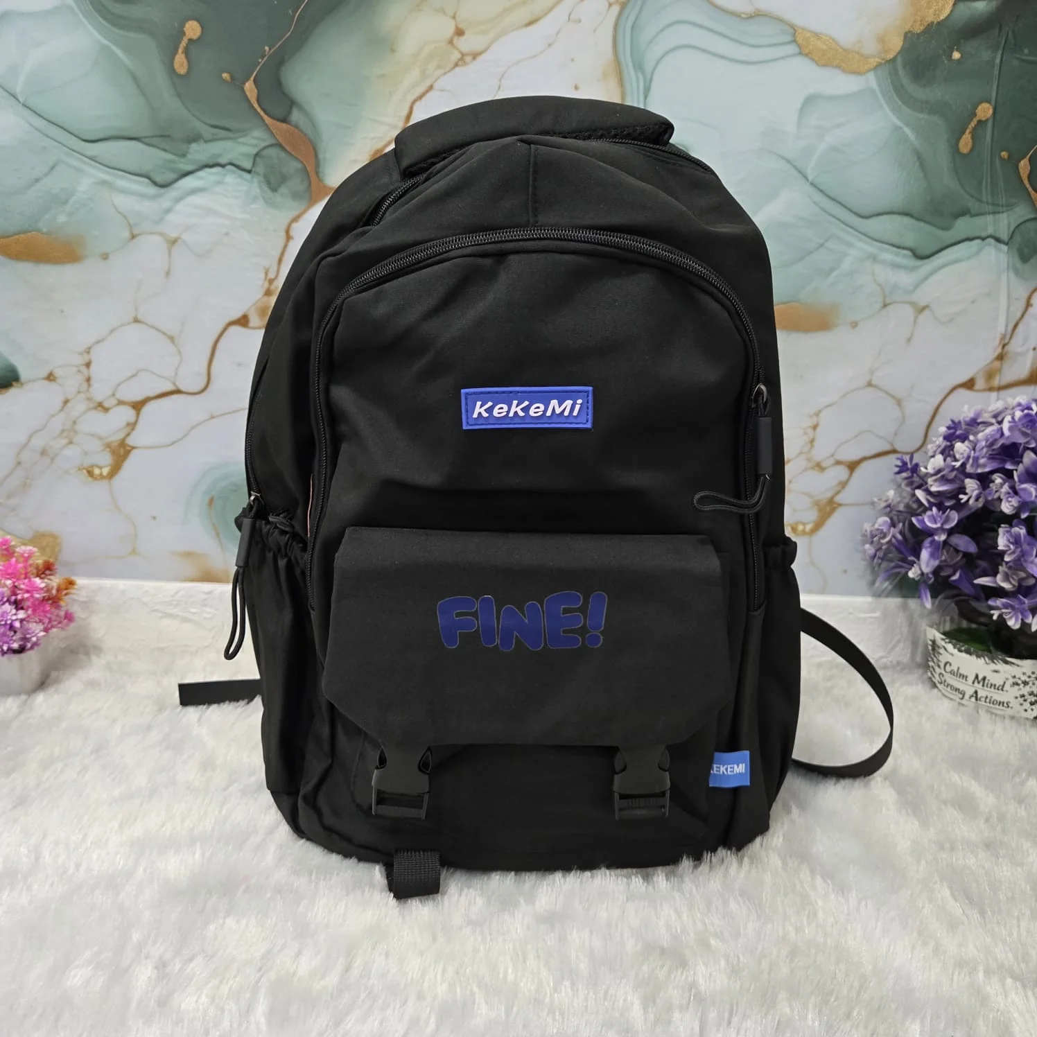 AM7171 KeKeMi FINEi Urban Casual Multi-Pocket Everyday Backpack-SB101 - Image 2