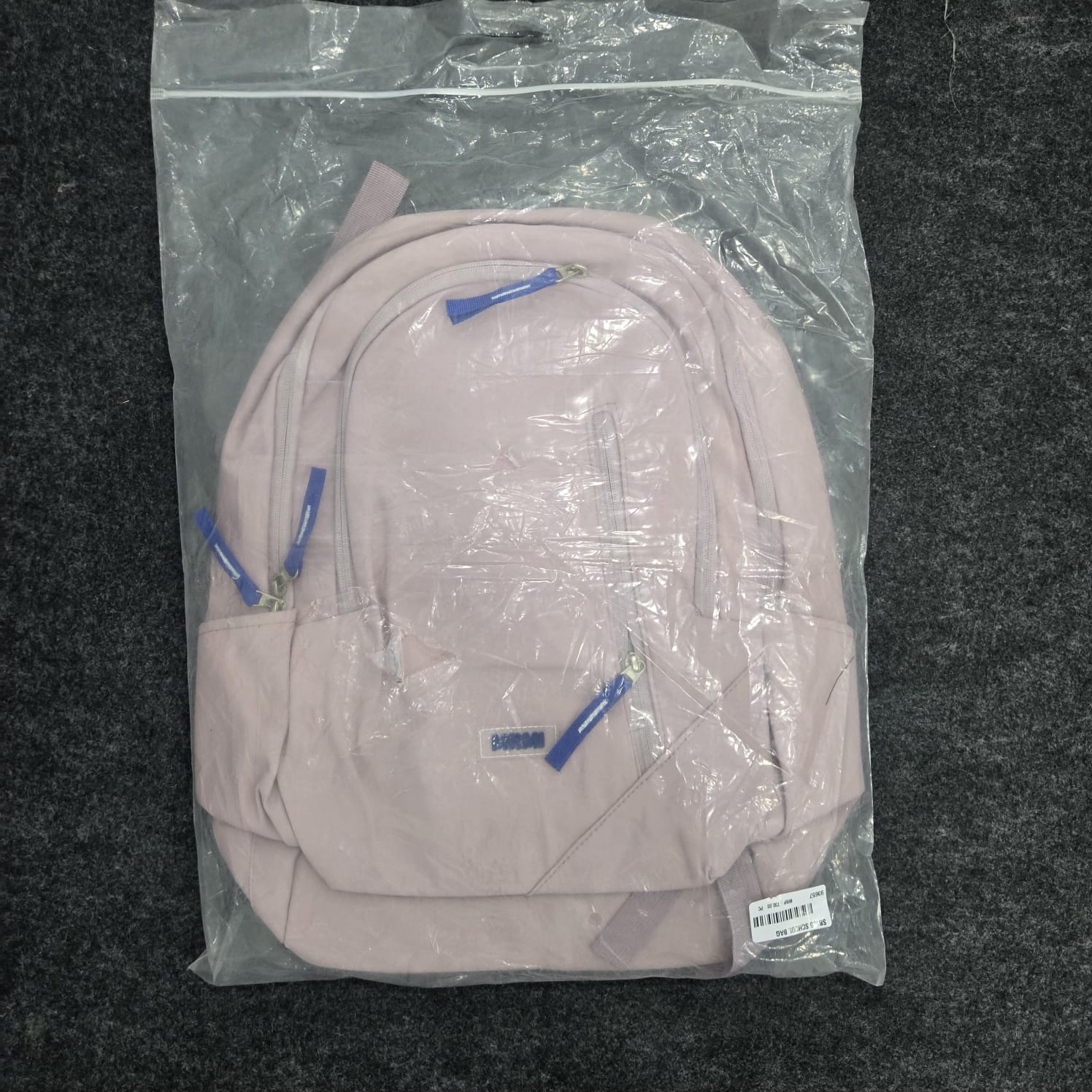 AM7180 SB105 Pastel Lavender Multipurpose School & Travel Backpack - Image 4
