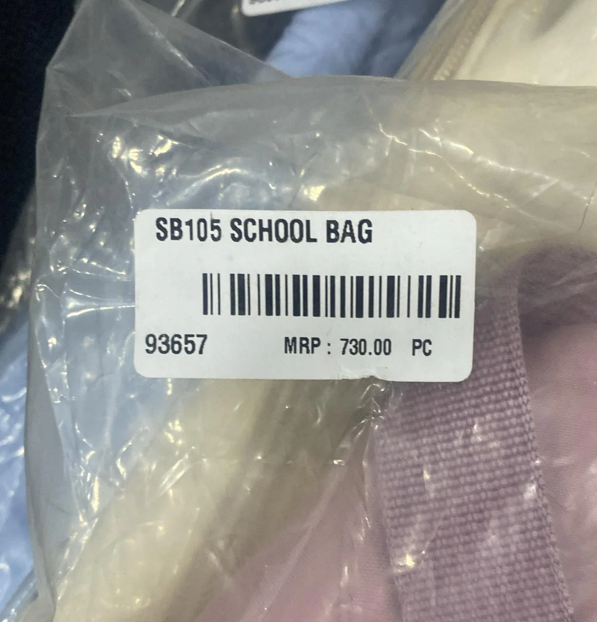 AM7180 SB105 Pastel Lavender Multipurpose School & Travel Backpack - Image 5