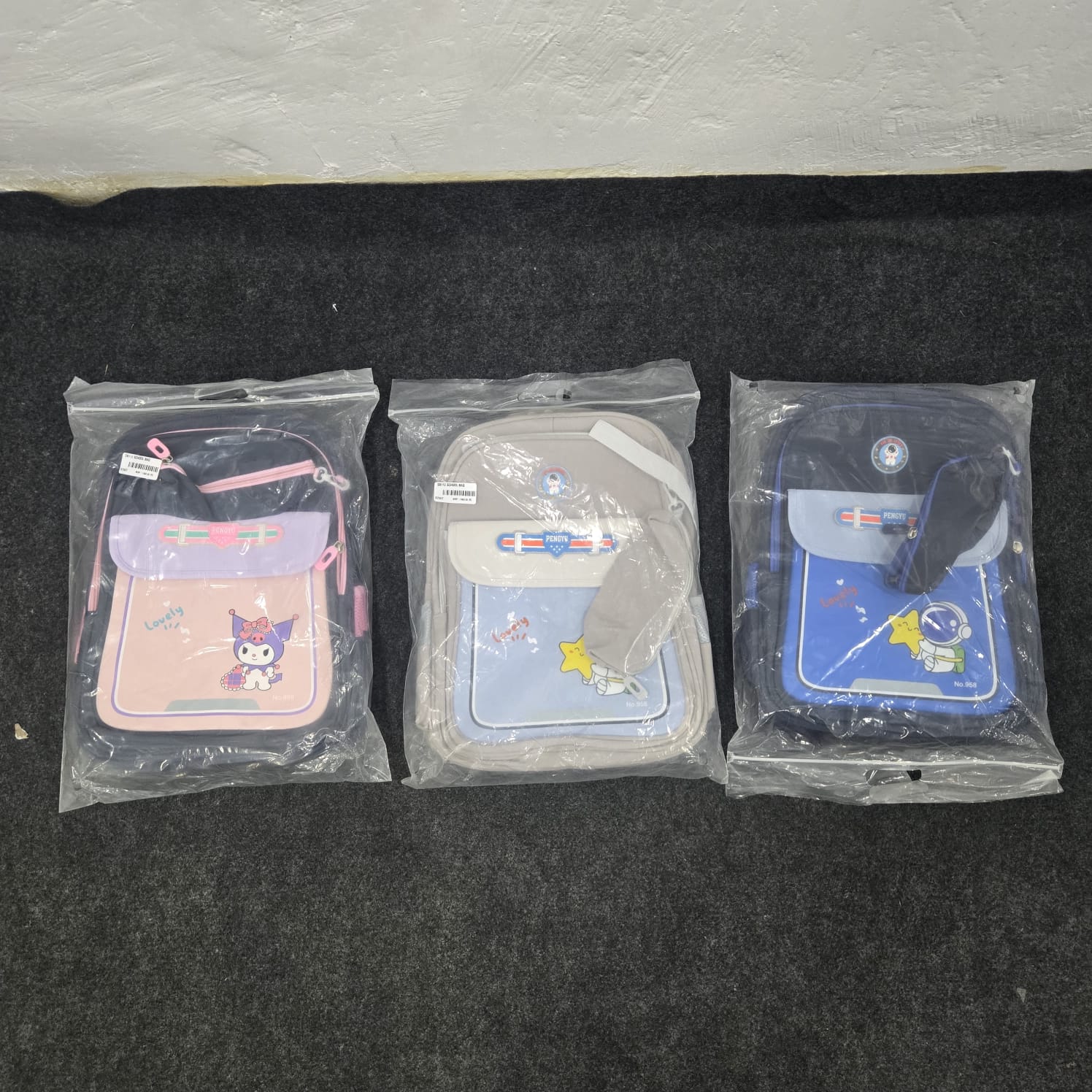 AM7185 SB112 Astronaut & Cartoon Series Ergonomic School Backpack - Image 4