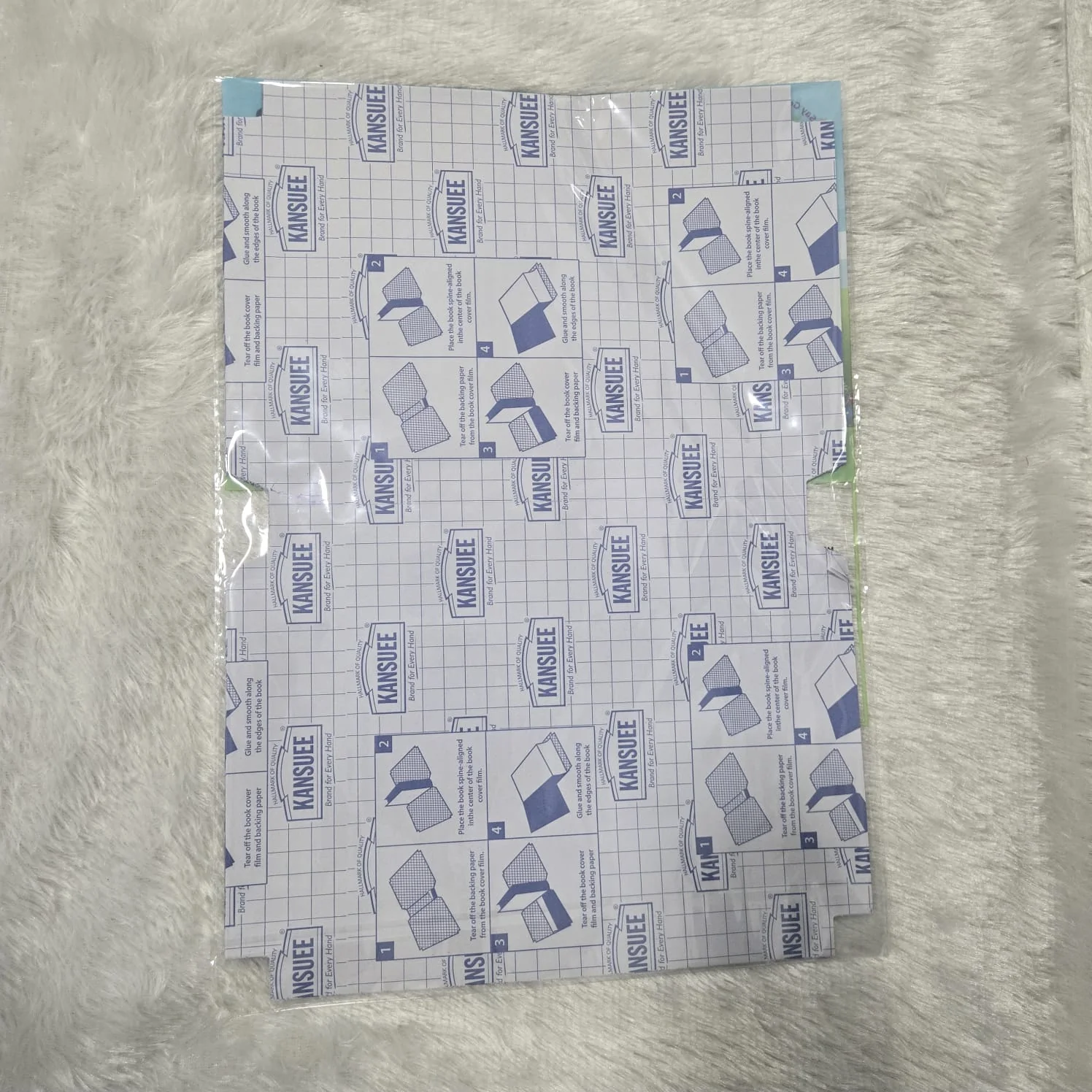 AM7195 Kansuee Crystal Clear Book Cover Stickers (10 Sheets) – 43x30cm - Image 4
