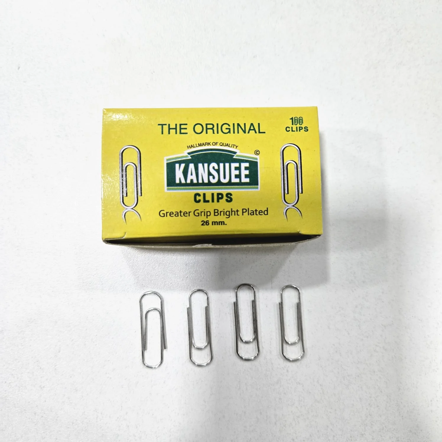 AM7197 Kansuee 26mm Bright Plated Silver Paper Clips - Image 3