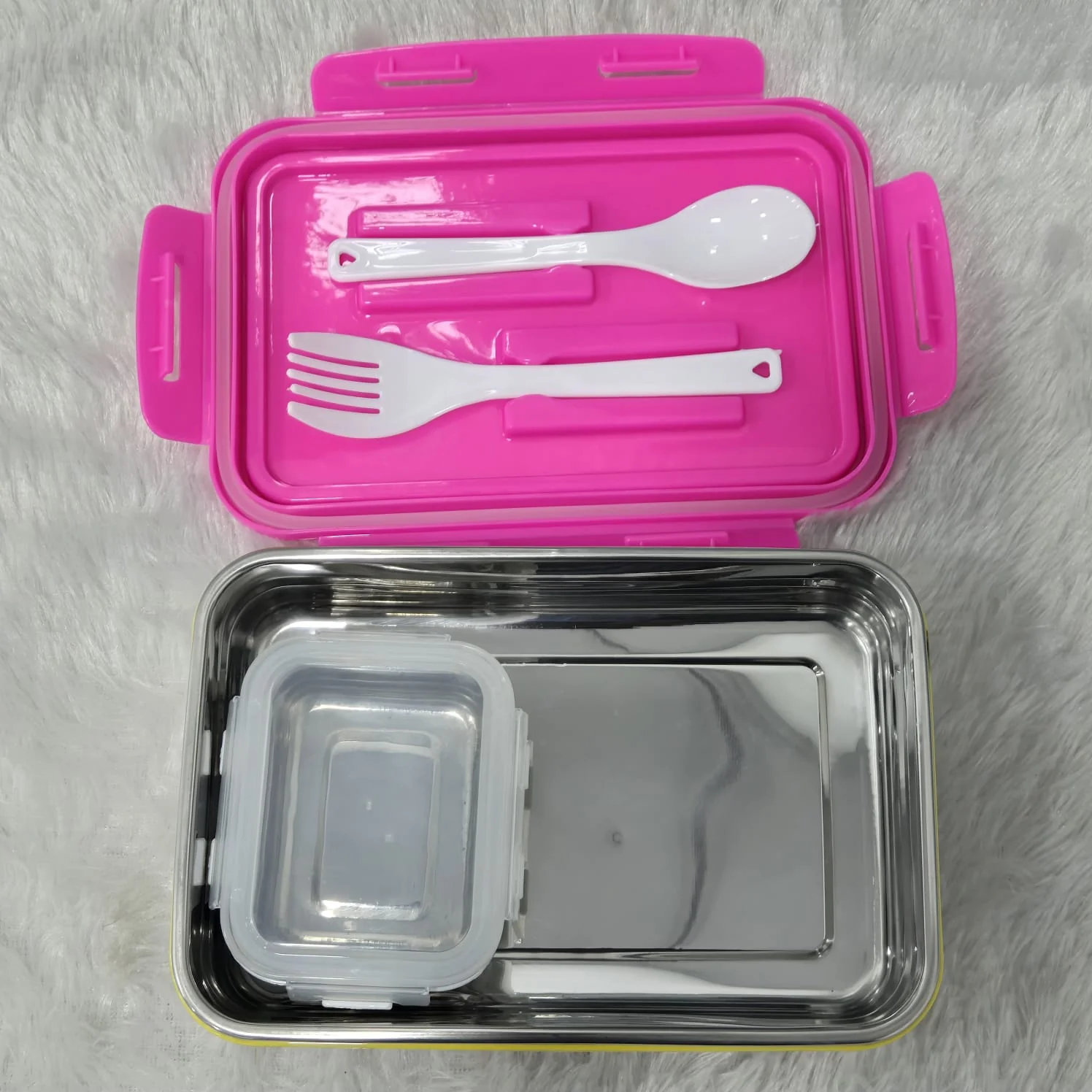 AM7247 Fusion Stainless Steel Kids' Lunch Box - Image 3