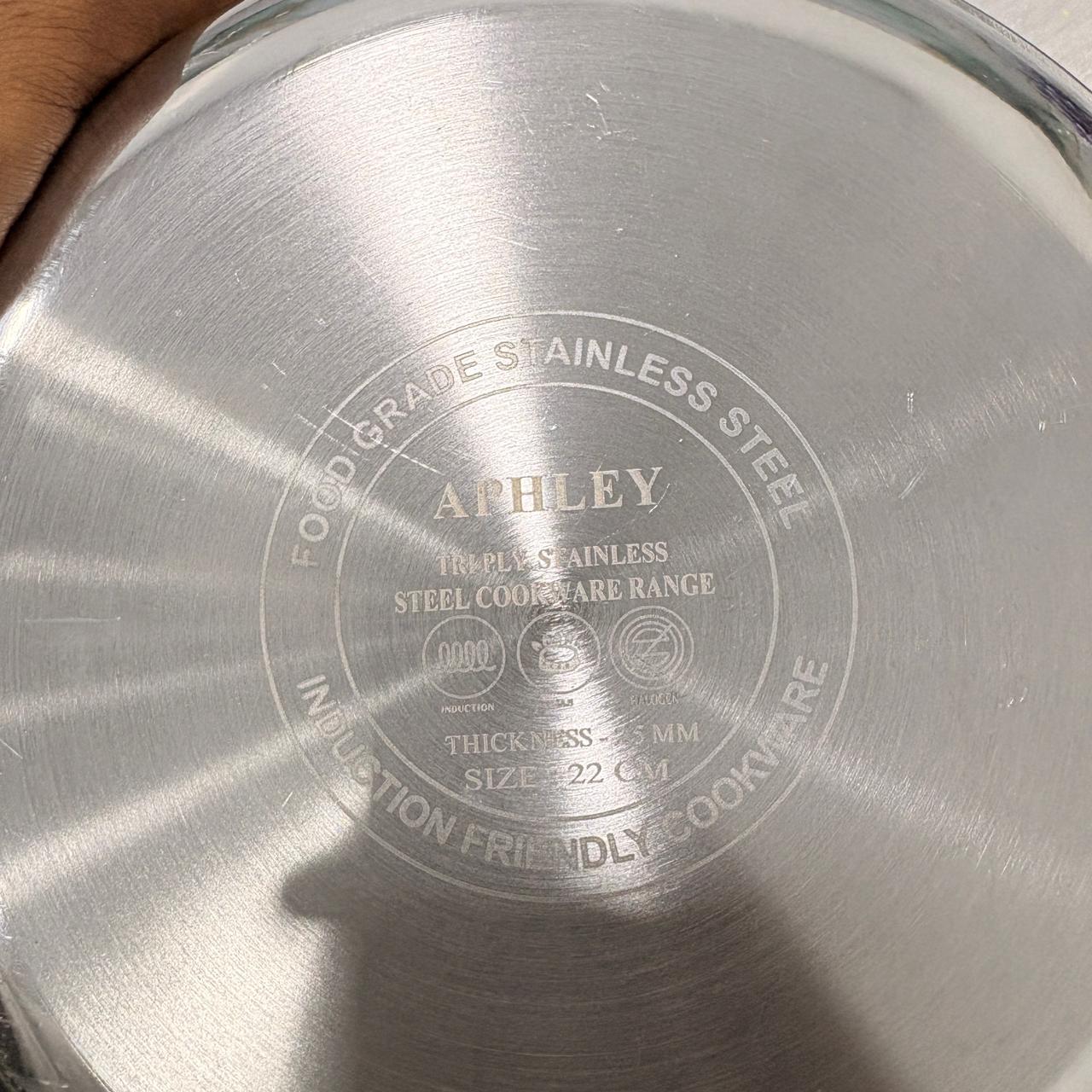 AM7300 Tri-Ply Stainless Steel Frypan (22 cm) – Induction & Gas Friendly - Image 3