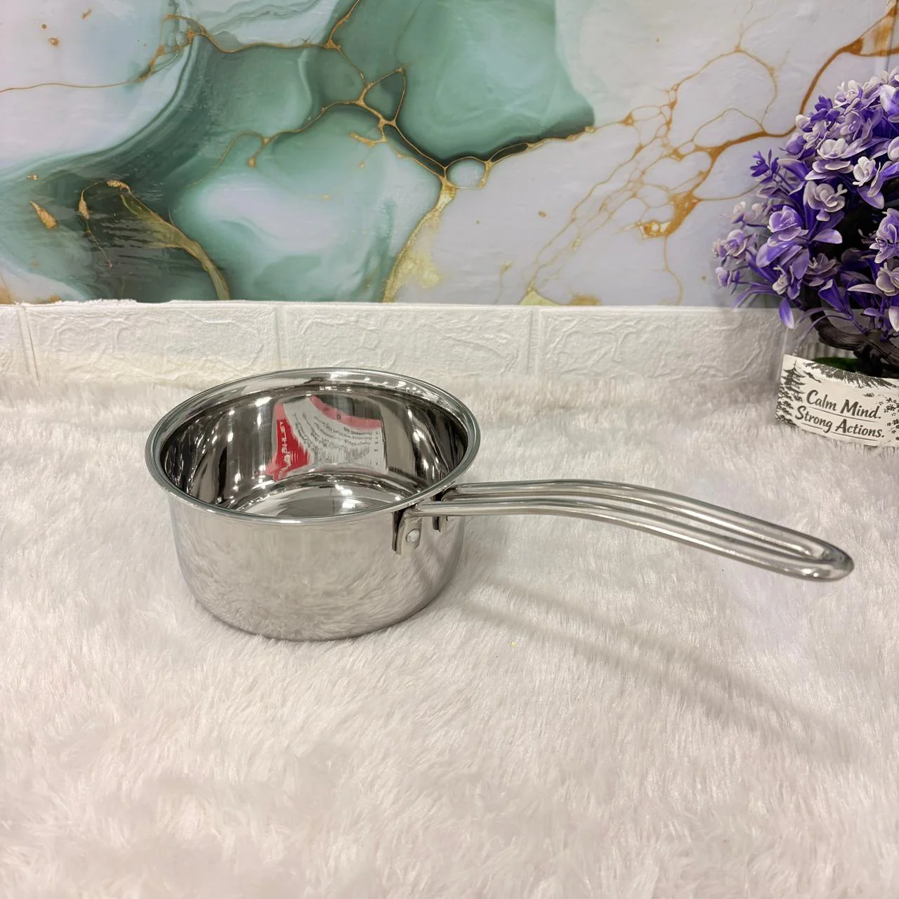 AM7303 Tri-Ply Stainless Steel Saucepan - 16cm - Image 2