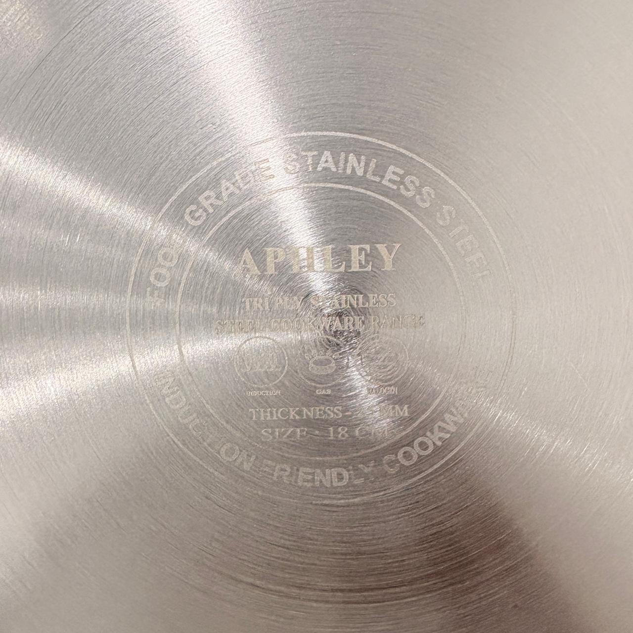 AM7304 Tri-Ply Stainless Steel Saucepan - 18cm - Image 3