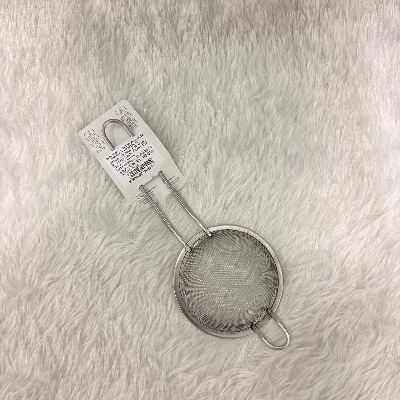 AM7326 Elephant Stainless Steel Tea Strainer with Wire Handle (9 cm) - Image 6