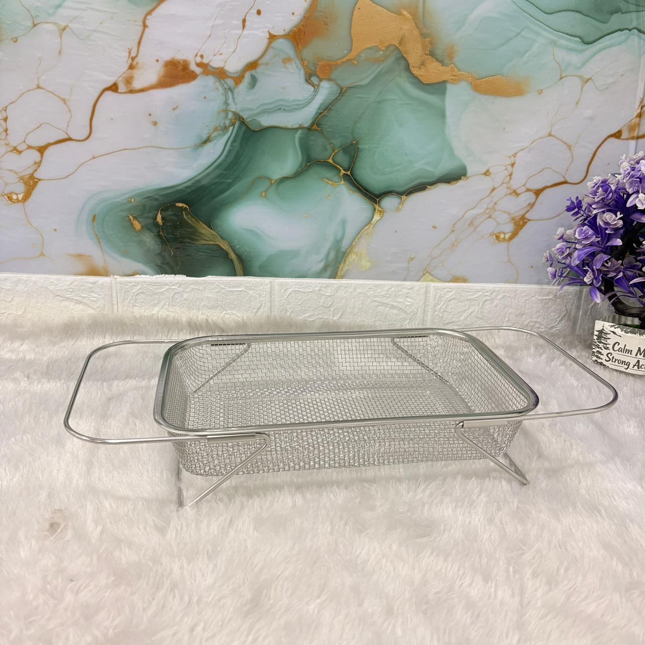 AM7331 Elephant 2-in-1 Stainless Steel Fruit & Vegetable Washing Basket (Size 2) - Image 2
