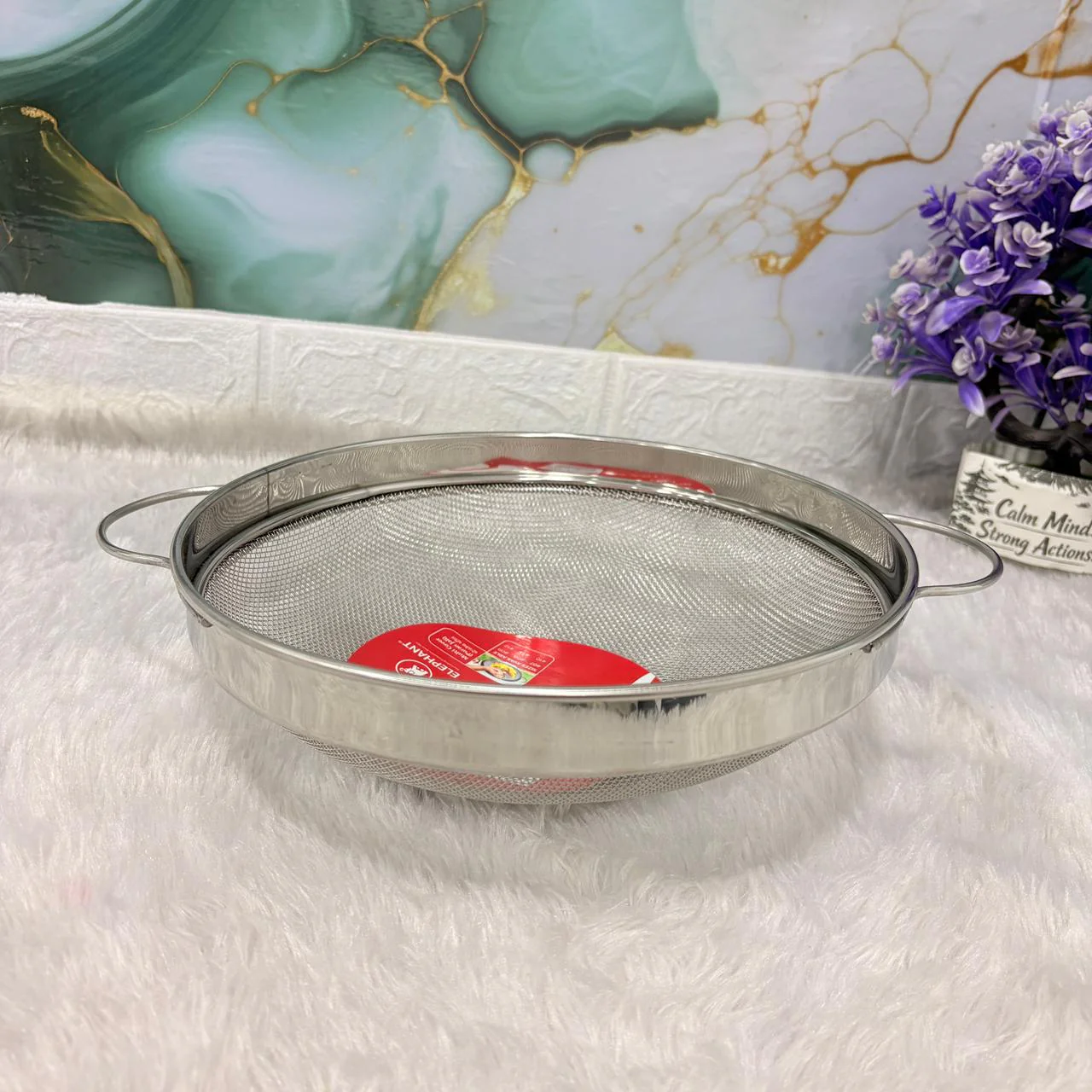 AM7335 Elephant Stainless Steel Multi-Purpose Mesh Sieve/Strainer (25 cm) - Image 2