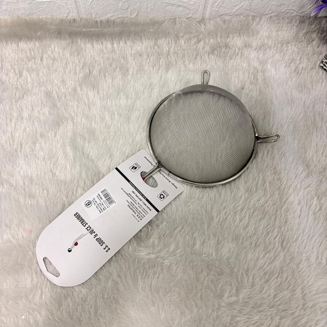 AM7349 Universal Stainless Steel Soup & Juice Strainer (16 cm, Size 6) - Image 4