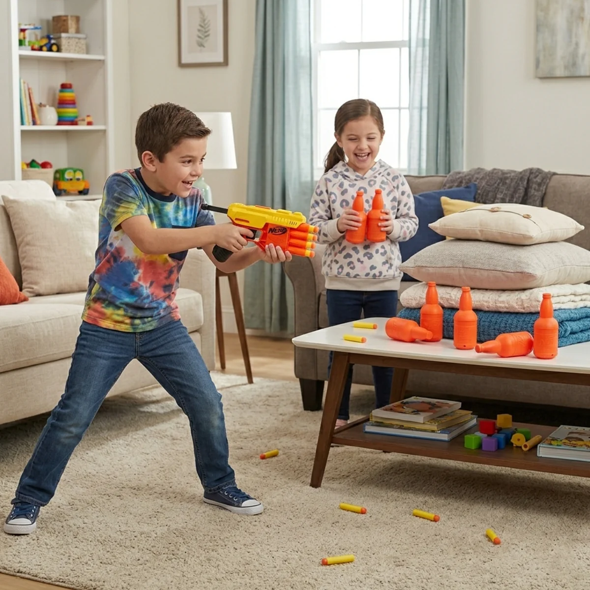 AM7422 Nerf Alpha Strike Fang QS-4 Targeting Set with 8 Elite Darts and 4 Targets - Image 2