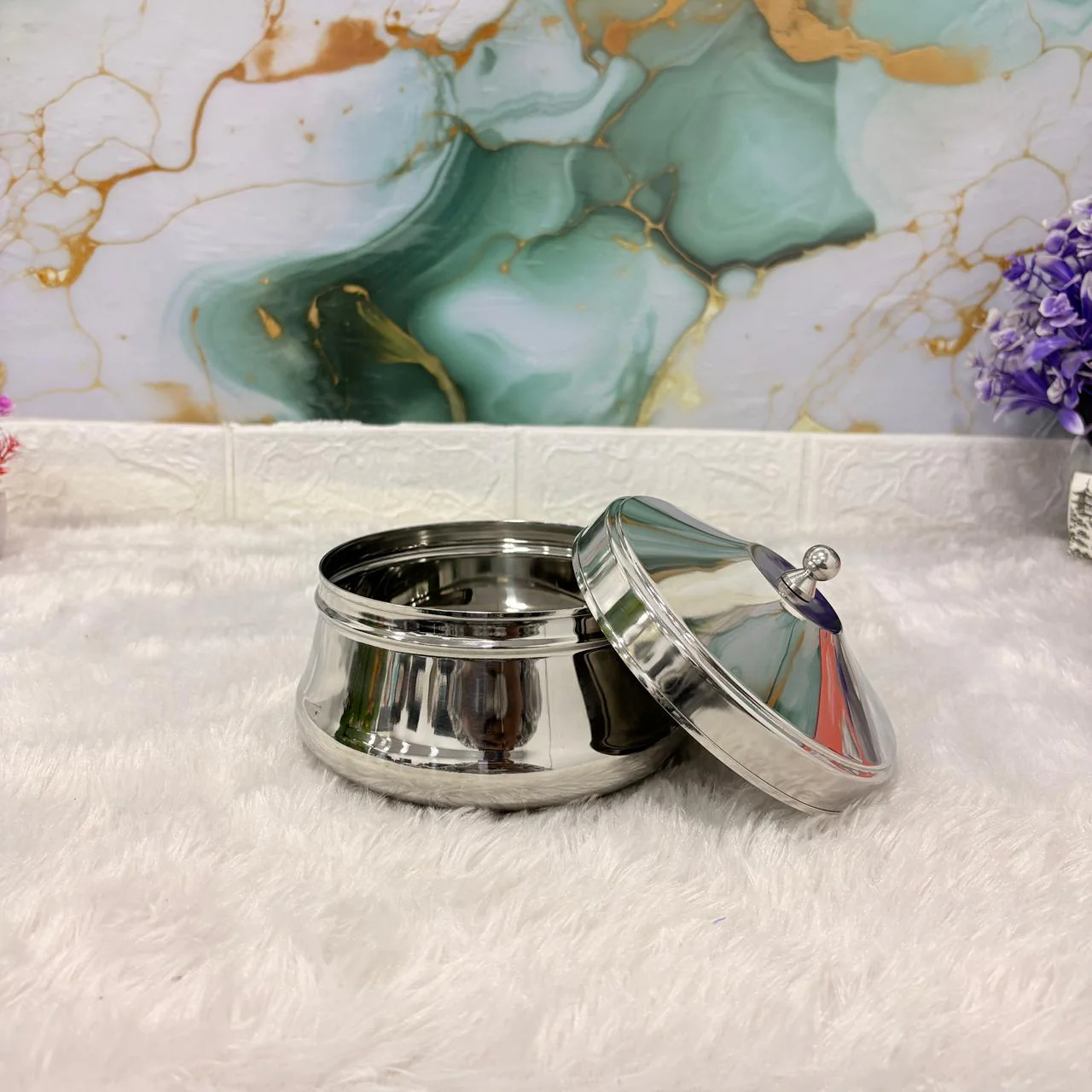 AM7479 Madhuram Signature Opal Stainless Steel Multipurpose Container NO3 - Image 4
