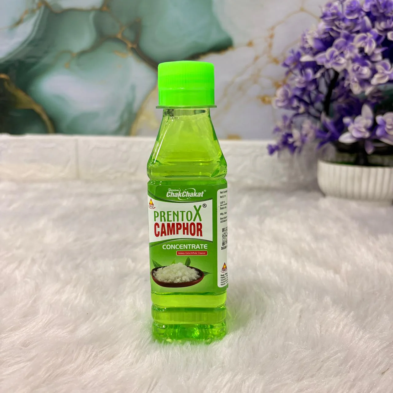 AM7504 Hariom ChakChakat Prentox Camphor Concentrate – Powerful Floor Cleaner & Deodorizer 200ML - Image 2