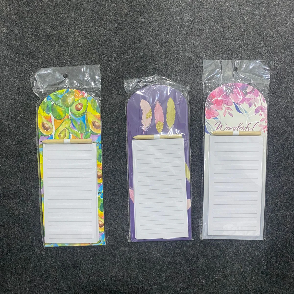 AM7510 Decorative Magnetic Memo Pad with Miniature Pencil Set ( 1 - PCS ) - Image 5