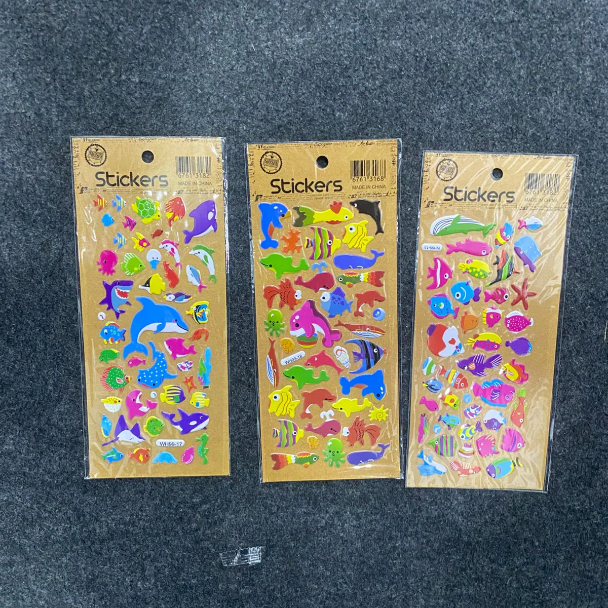 AM7514 3D Puffy Stickers for Kids - Assorted Animal and Sea Life Themes for DIY Crafts and Decoration - Image 4