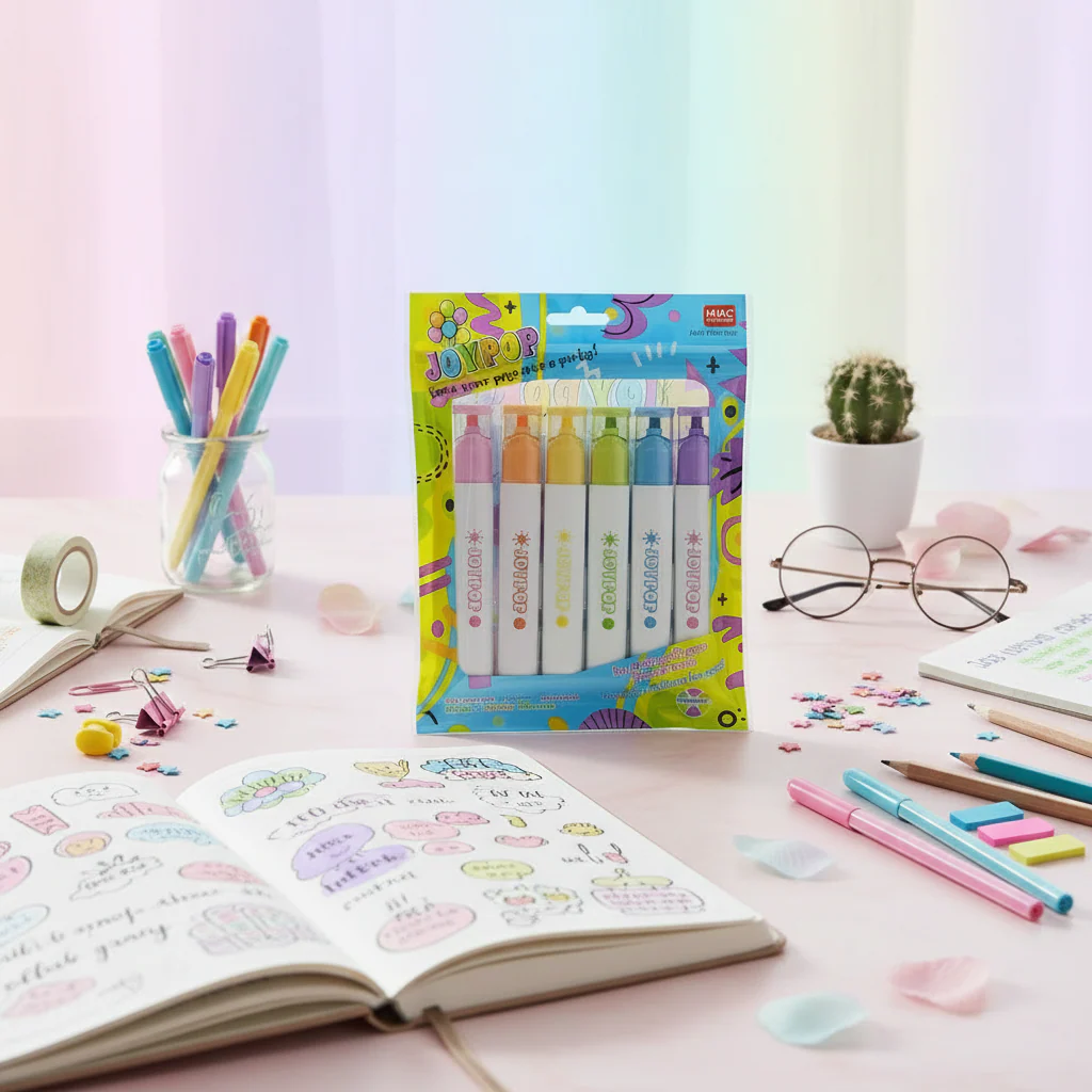 AM7520 JoyPop Vibrant Highlighter Set 6-Piece - Image 2