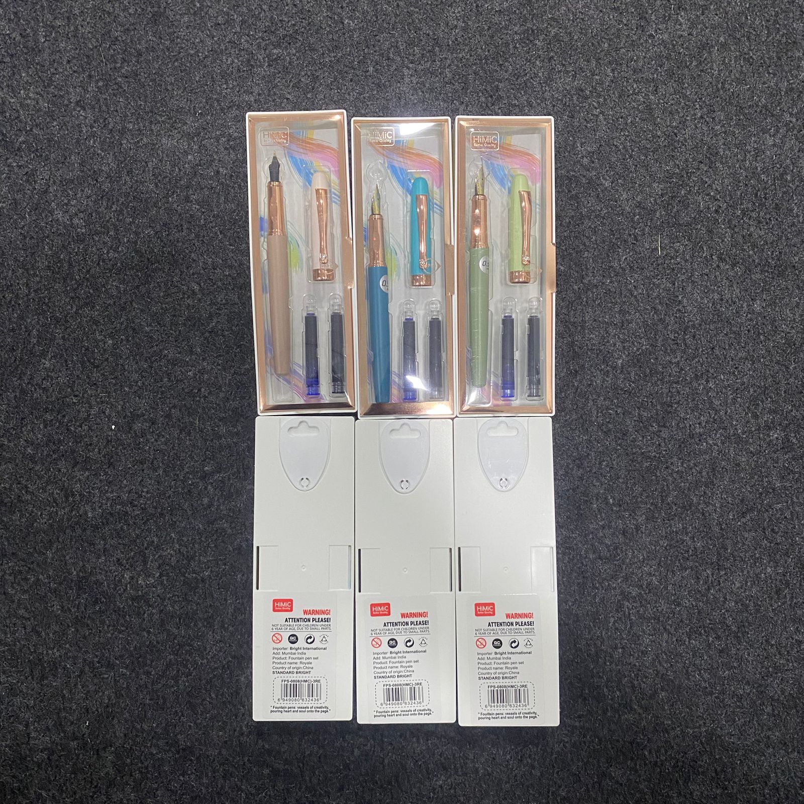 AM7521 HiMiC Premium Fountain Pen Gift Set with Ink Cartridges ( 1 - Pcs) - Image 4