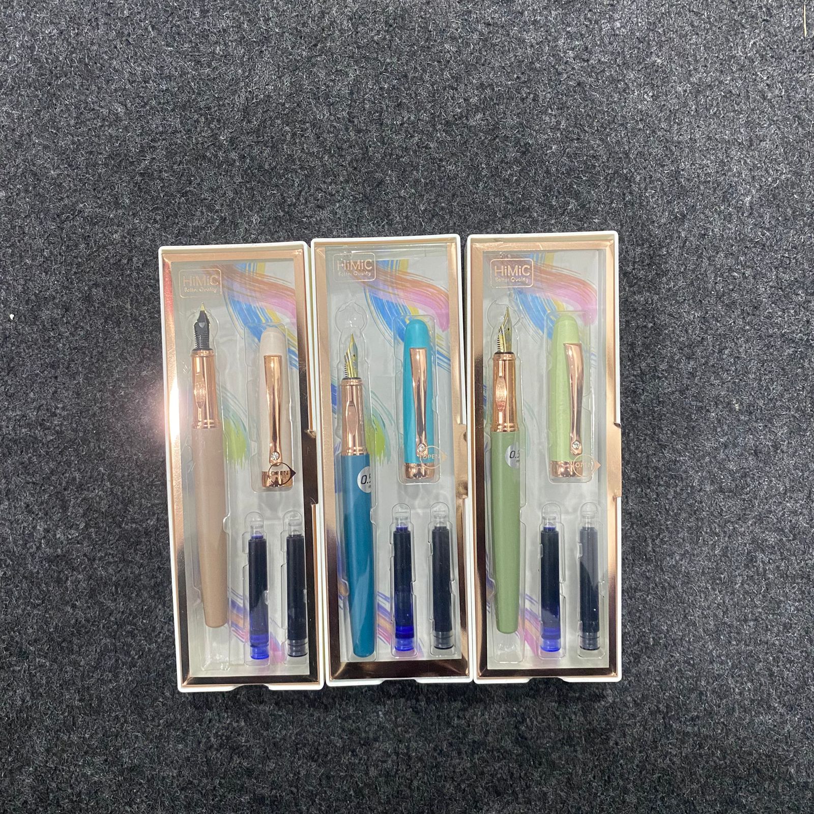 AM7521 HiMiC Premium Fountain Pen Gift Set with Ink Cartridges ( 1 - Pcs) - Image 5