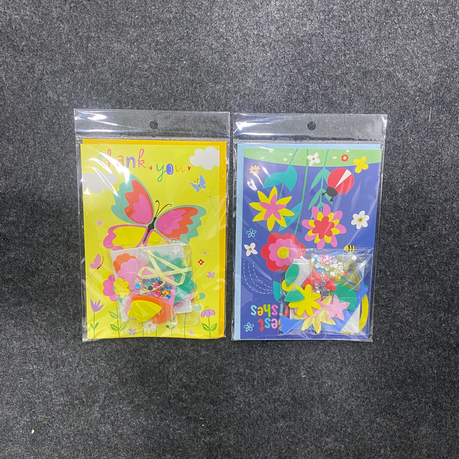 AM7516 Handmade DIY Greeting Card Kit for Kids - Creative 3D Craft Set with Space, Floral, and Butterfly Themes - Image 4
