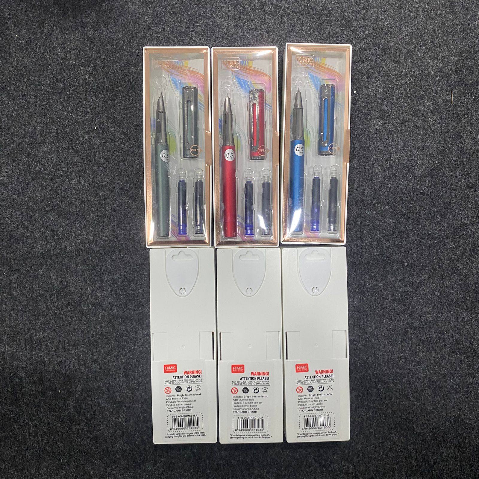 AM7523 HiMiC Premium 0.5mm Metal Fountain Pen Gift Set ( 1 - Pcs ) - Image 6