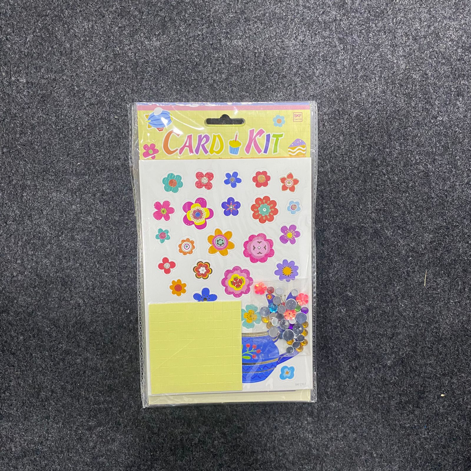 AM7518 Artistic Greeting Card DIY Activity Pack - Fun Stickers & Rhinestone Embellishment Kit for Kids Crafts - Image 6