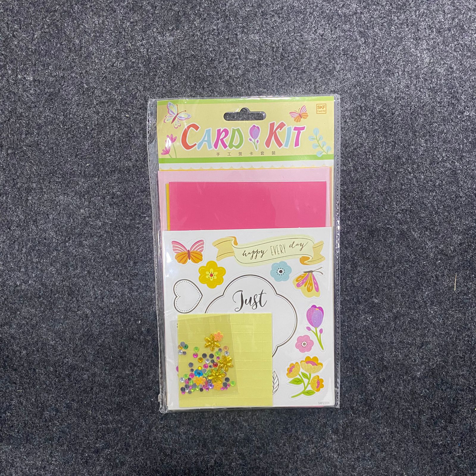AM7518 Artistic Greeting Card DIY Activity Pack - Fun Stickers & Rhinestone Embellishment Kit for Kids Crafts - Image 8