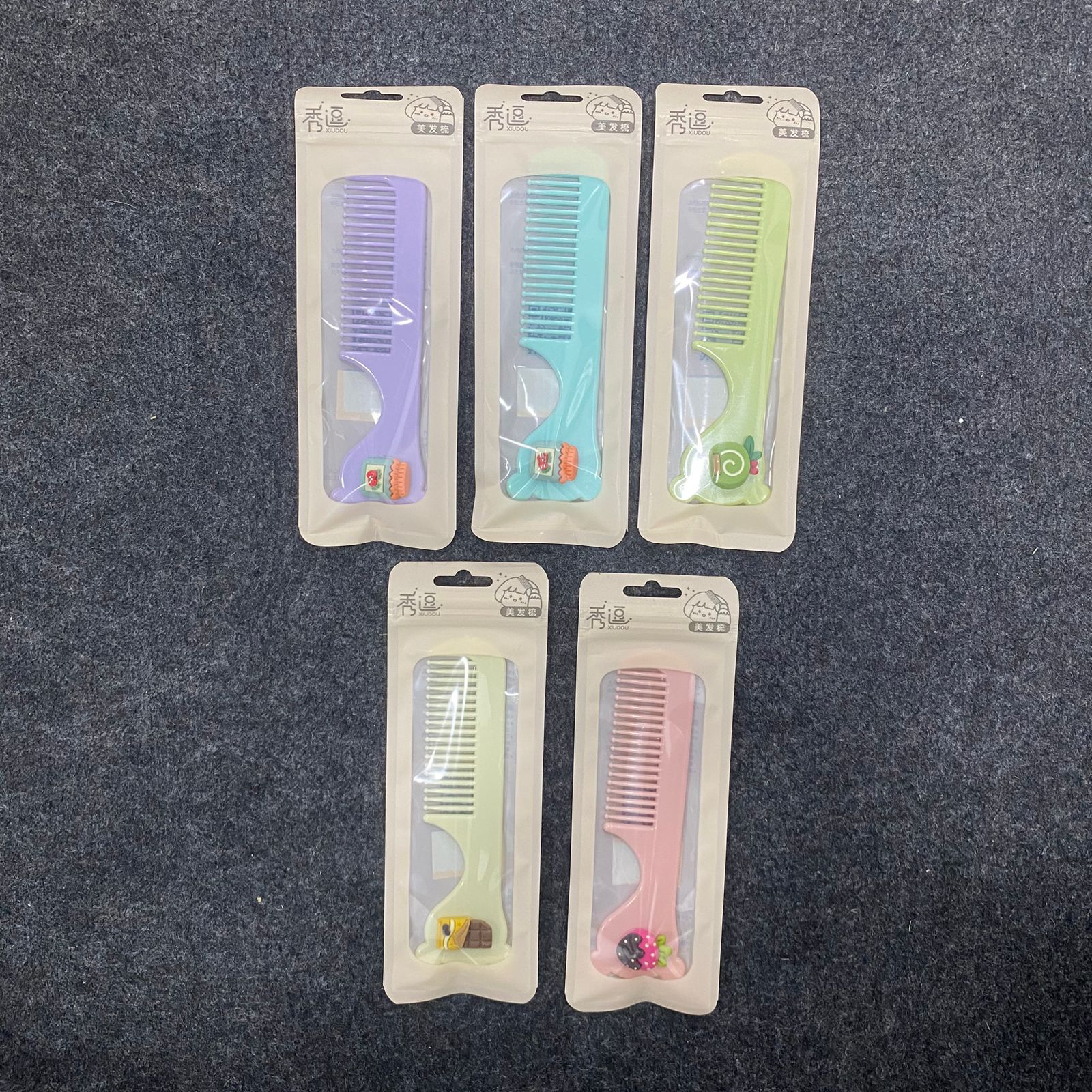AM7551 XIUDOU Colorful Decorative Hair Combs COM-10-184 (1-Pcs) - Image 5