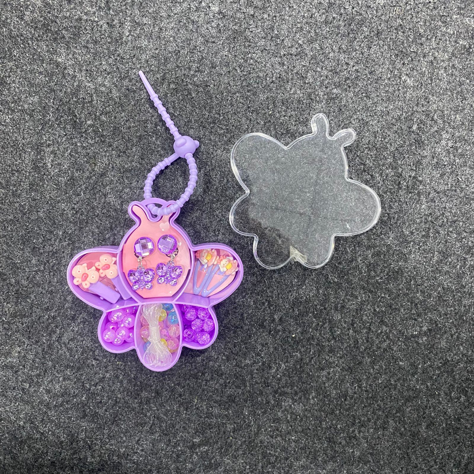 AM7563 DIY Butterfly Shaped Jewelry Making and Accessory Set for Kids 7244 (1-Pcs) - Image 4
