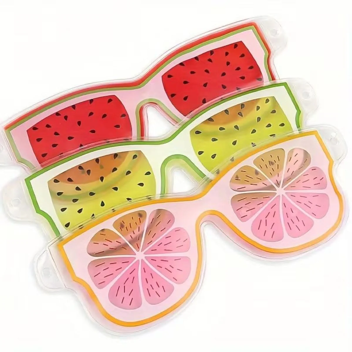 AM7565 Mirale Fruit-Themed Cooling Gel Eye Mask for Sleeping & Relaxation (1-Pcs) - Image 3