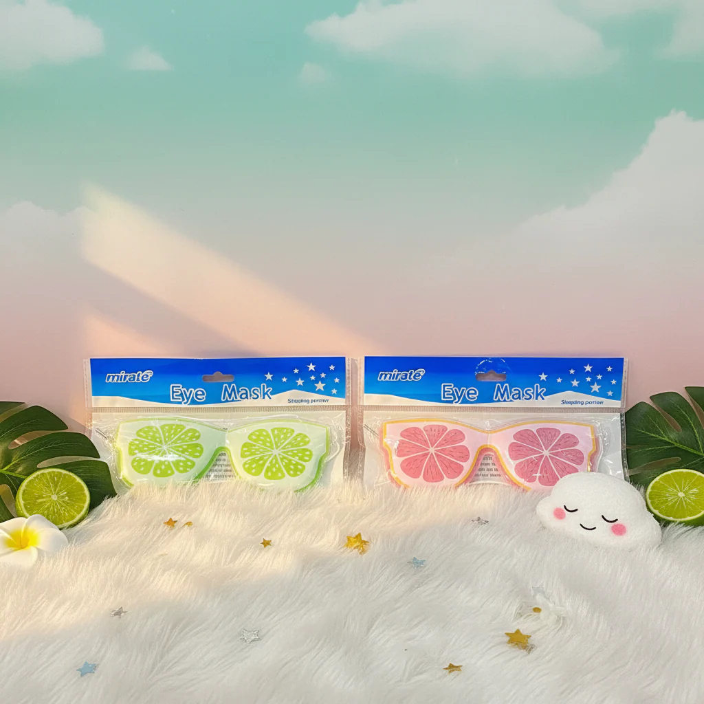 AM7565 Mirale Fruit-Themed Cooling Gel Eye Mask for Sleeping & Relaxation (1-Pcs) - Image 7