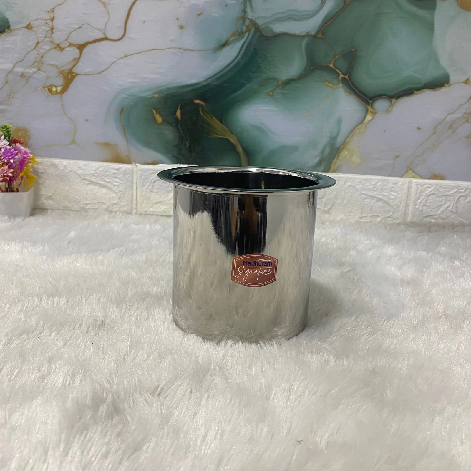 AM7586 Madhuram Signature 1140ml Stainless Steel Multipurpose Deep Boiler Container (12x11x11 cm) - Image 3