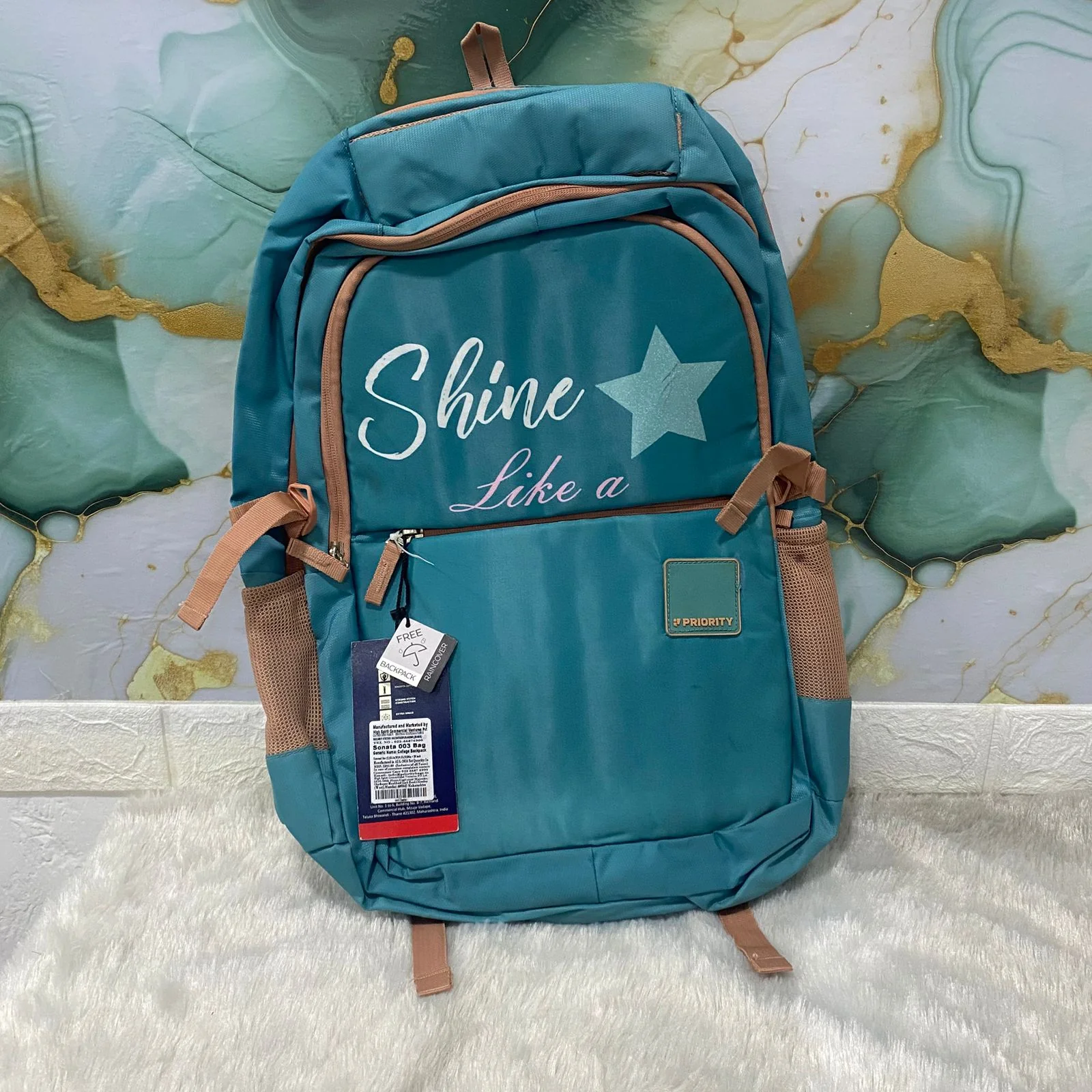 AM7603 Priority Sonata 003 Premium High Capacity College Laptop Travel Backpack with Rain Cover - Image 4