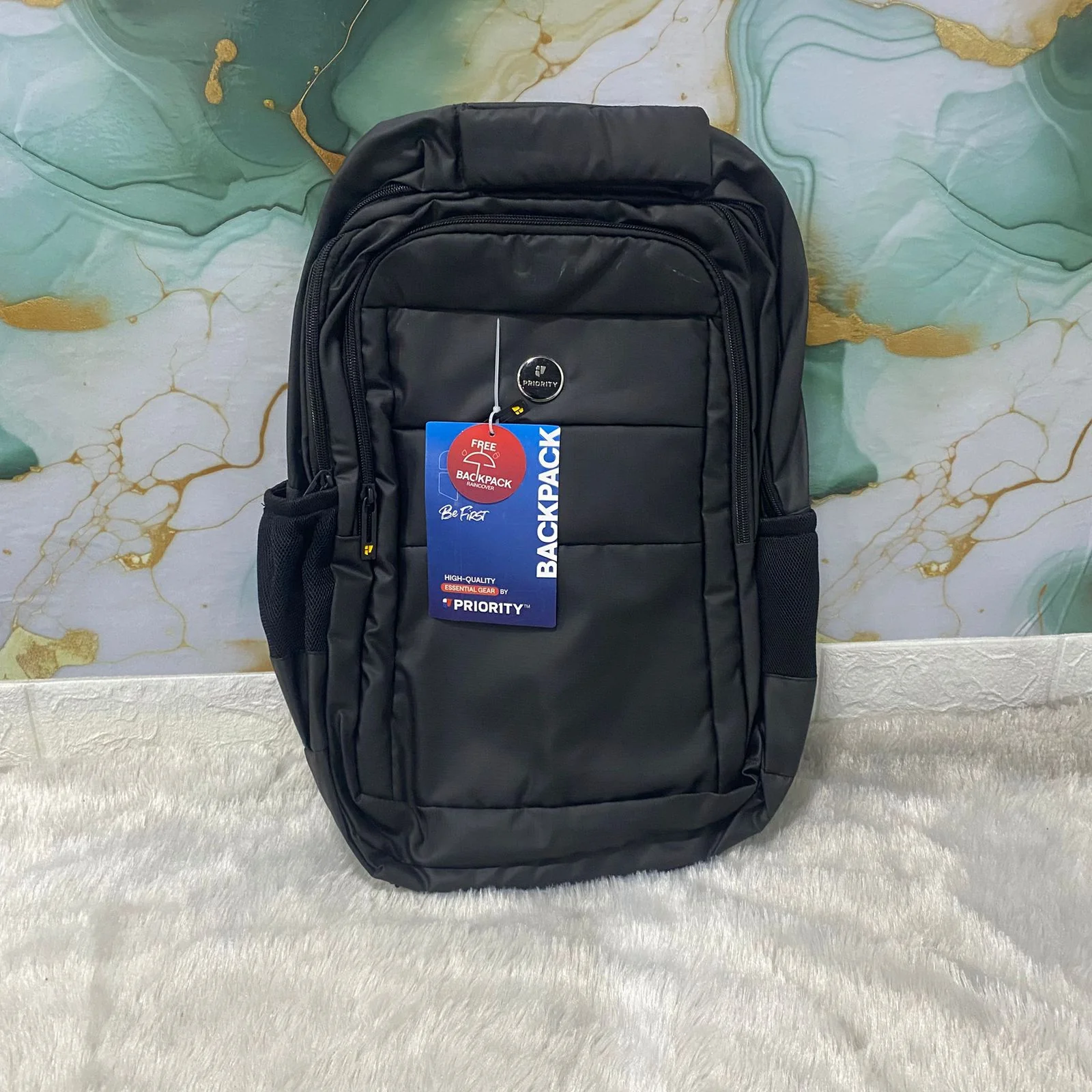 AM7604 Priority Zipster 001 Premium Laptop Office and College Backpack with Rain Cover - Image 3