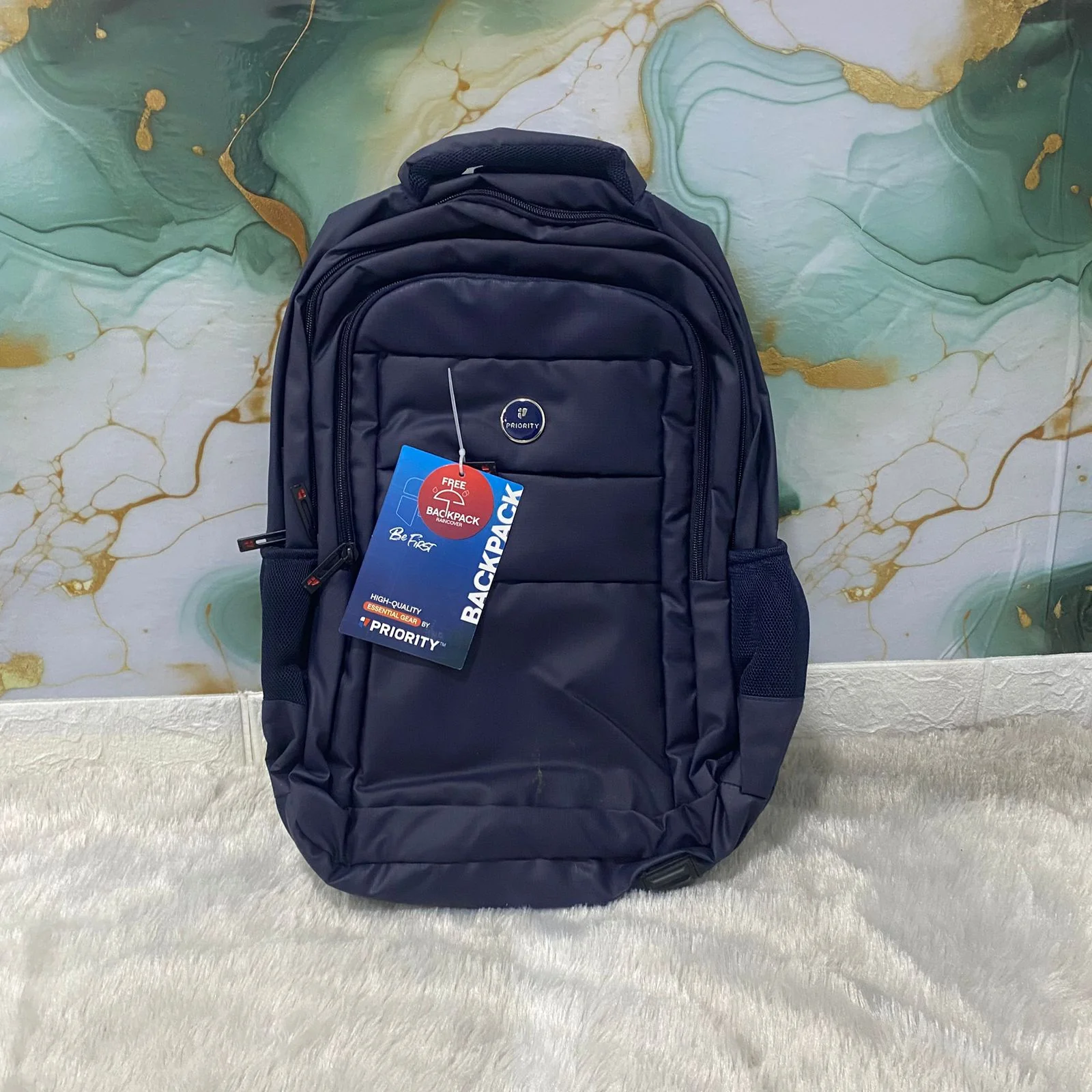 AM7604 Priority Zipster 001 Premium Laptop Office and College Backpack with Rain Cover - Image 4