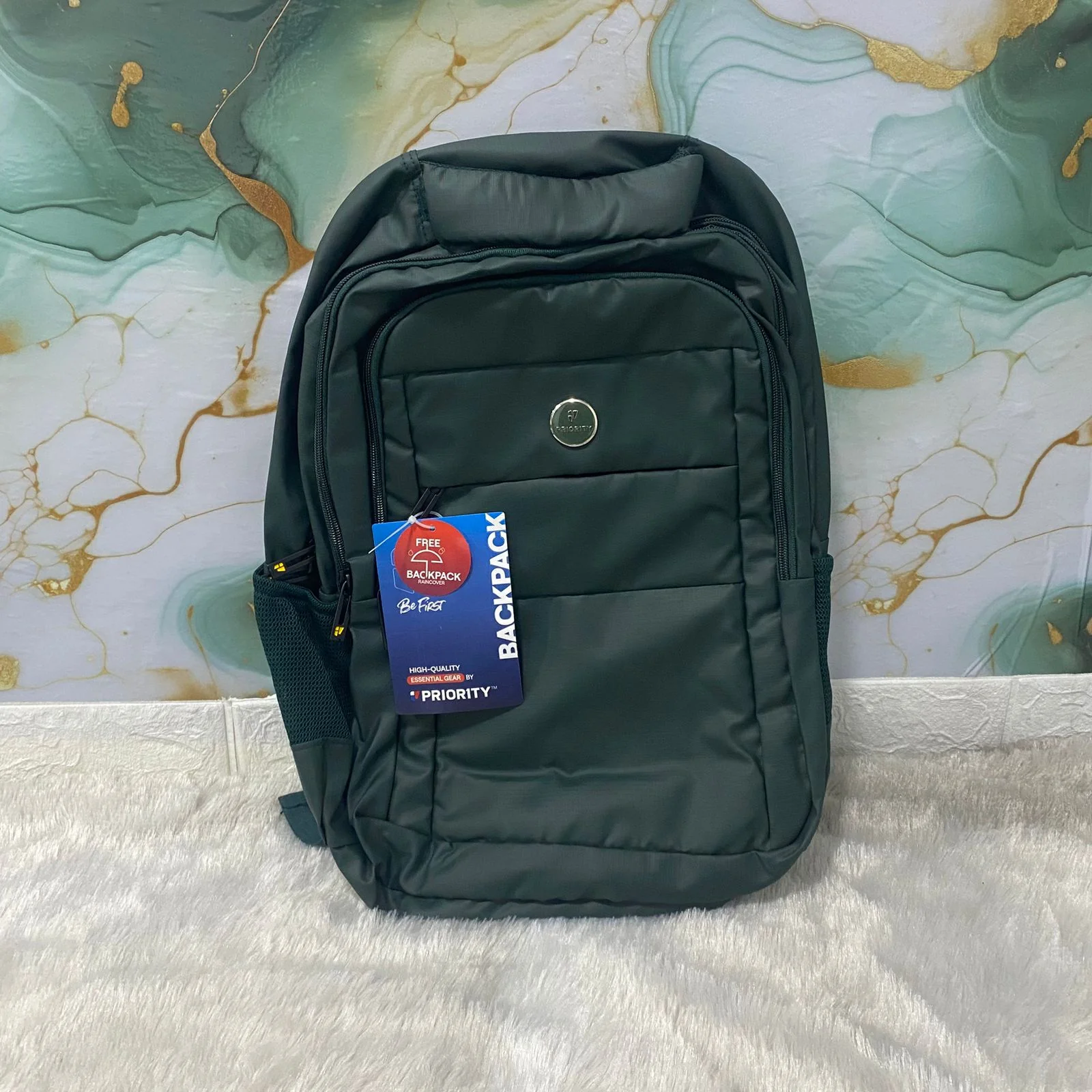 AM7604 Priority Zipster 001 Premium Laptop Office and College Backpack with Rain Cover - Image 5