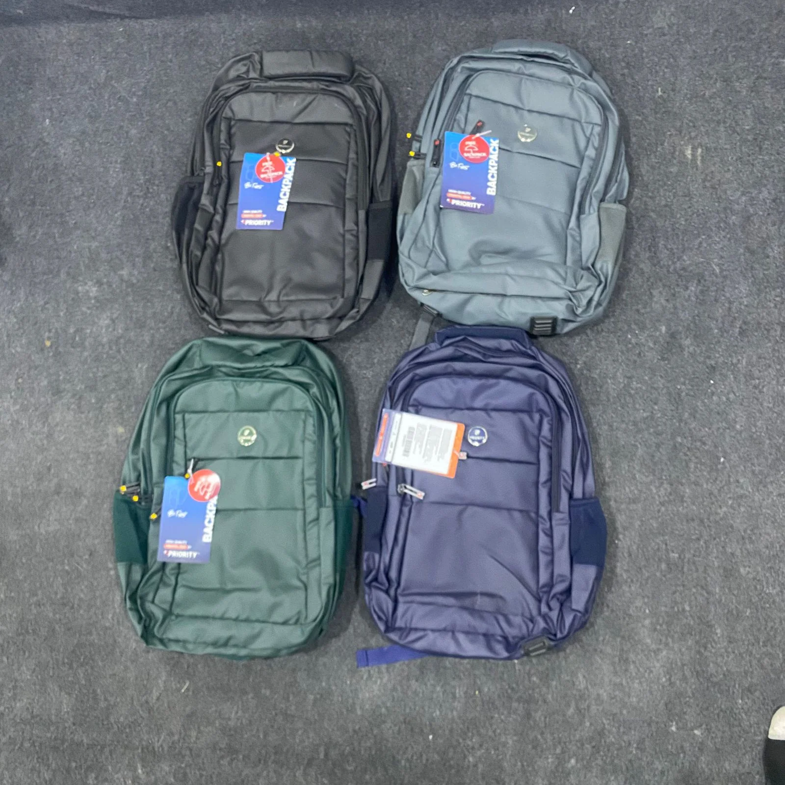 AM7604 Priority Zipster 001 Premium Laptop Office and College Backpack with Rain Cover - Image 7