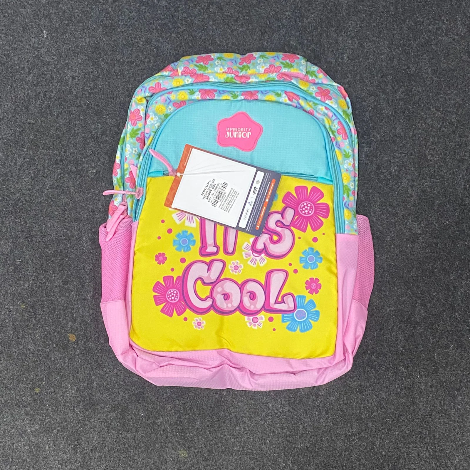 AM7607 Priority Skippy Kids School Bag Premium Frozen Character Print Multi Compartment Backpack - Image 10