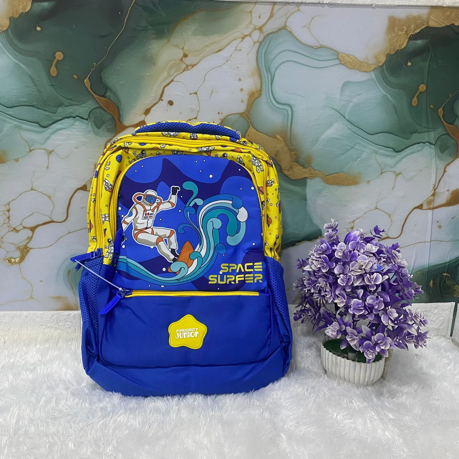 AM7607 Priority Skippy Kids School Bag Premium Frozen Character Print Multi Compartment Backpack - Image 8