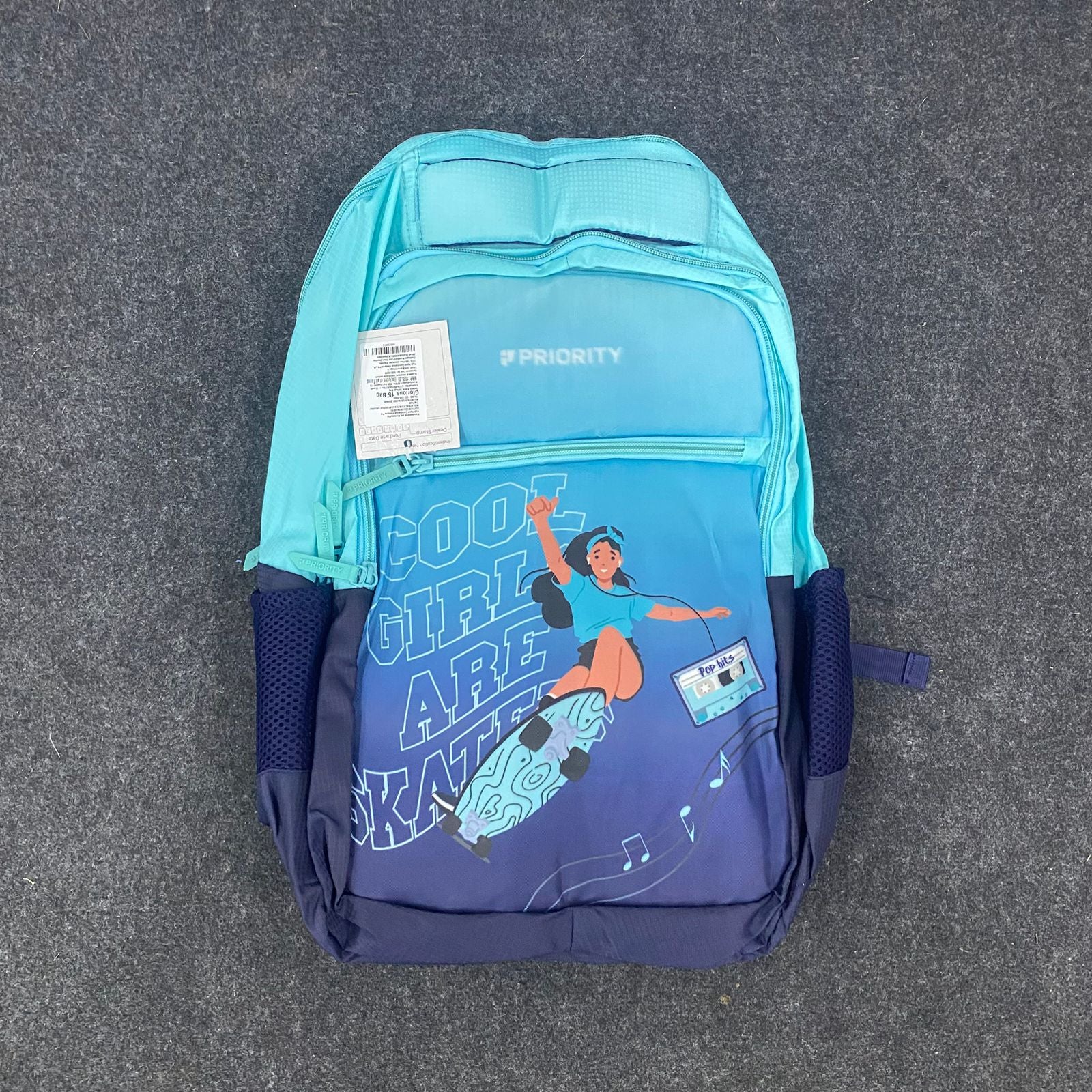 AM7613 Priority Glorious Premium Heavy Duty College Casual Backpack with Mesh Back Padding - Image 3