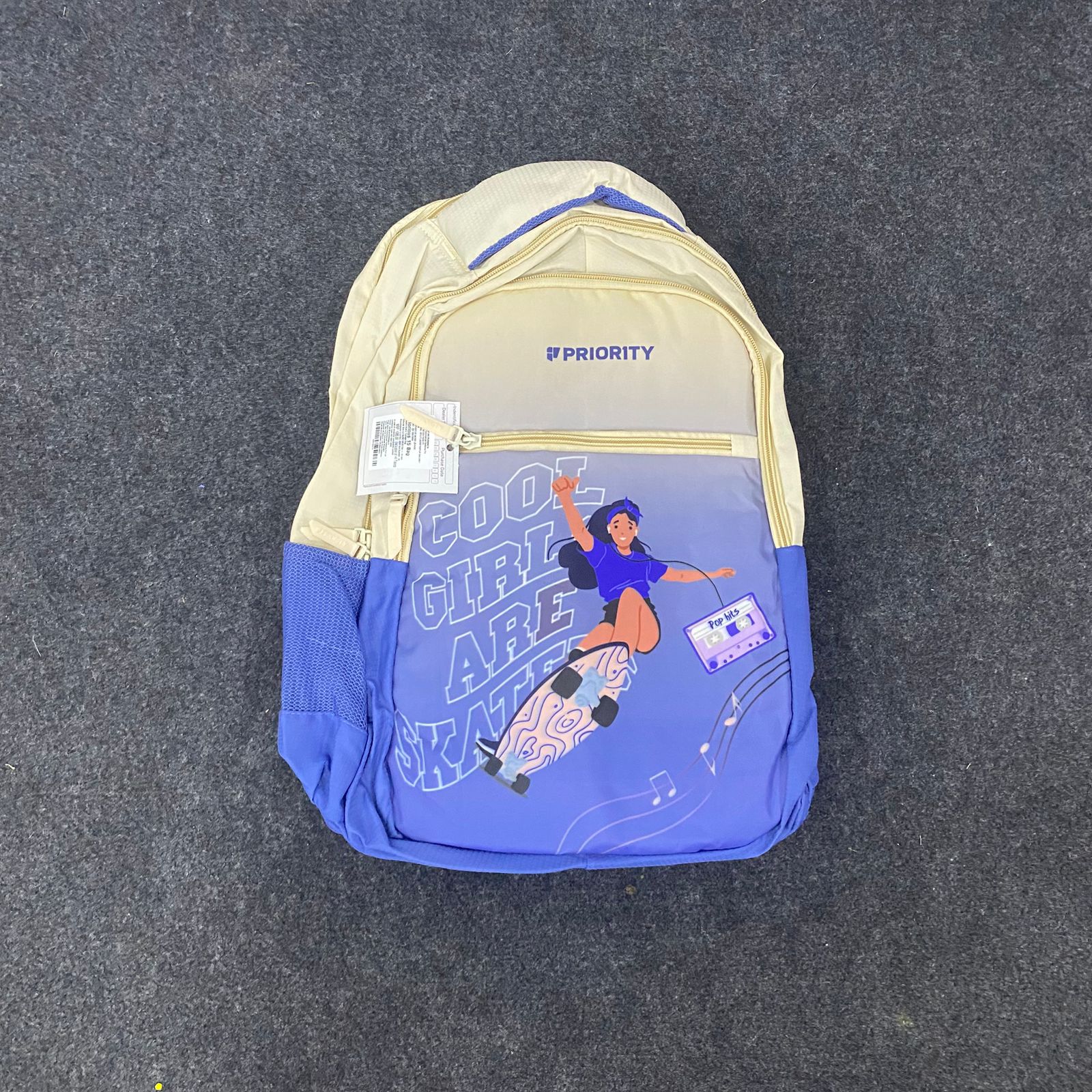 AM7613 Priority Glorious Premium Heavy Duty College Casual Backpack with Mesh Back Padding - Image 4