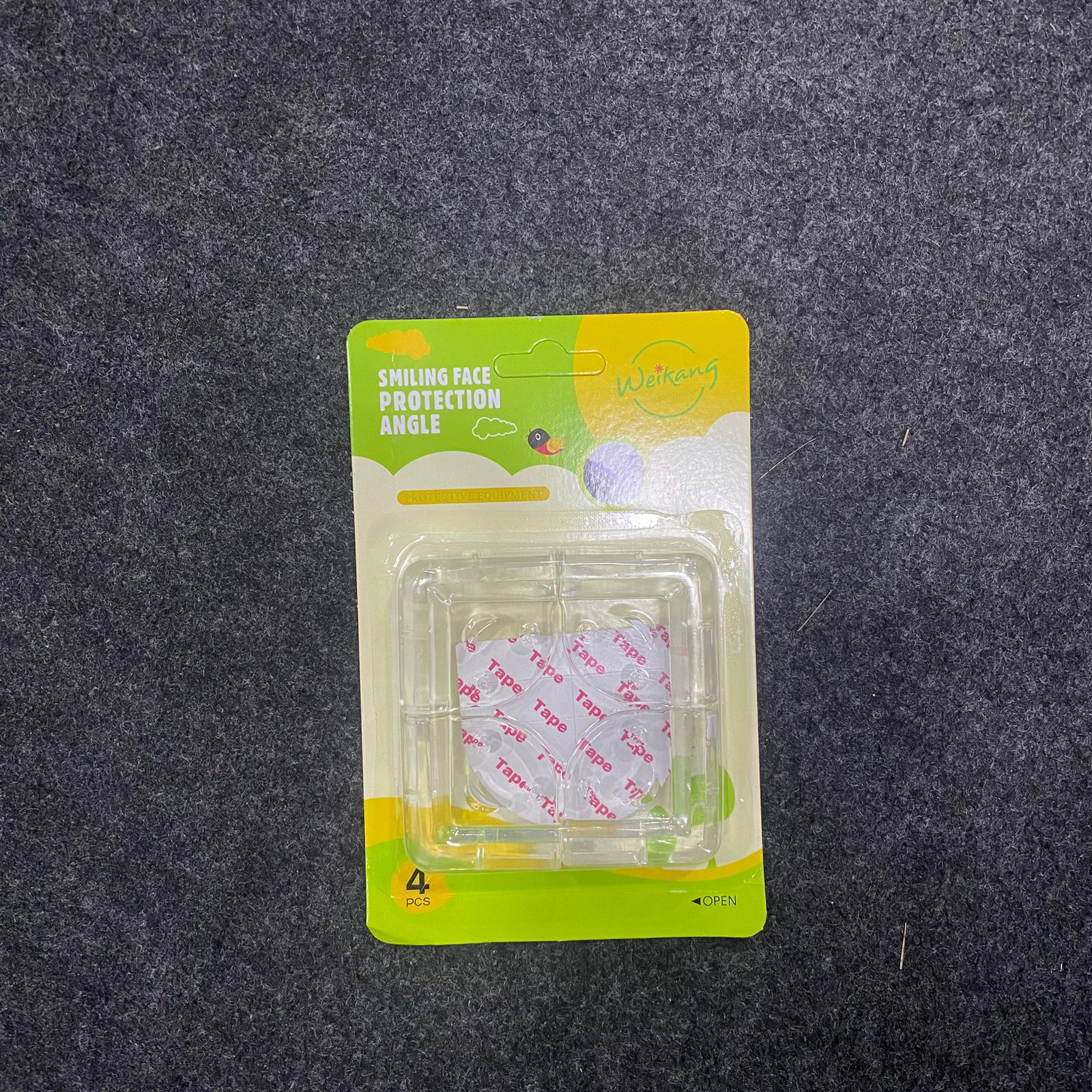 AM7624 Clear Spherical Baby Proofing Corner Guards and Soft Cushion Protectors for Sharp Furniture Edges 4-Pcs - Image 4