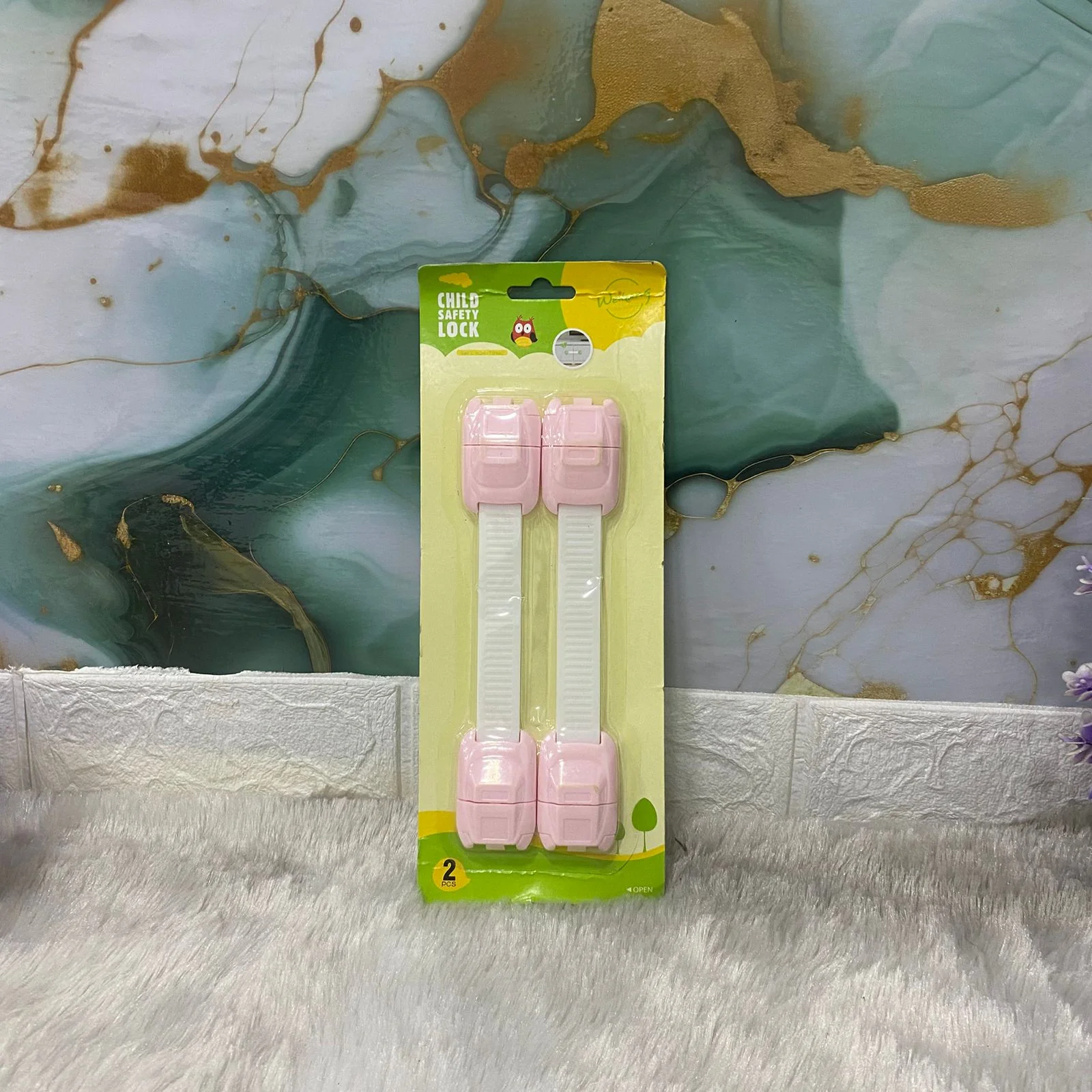 AM7628 Multipurpose Plastic Child Safety Locks for Cabinets Drawers Fridges and Wardrobe Doors - Image 2