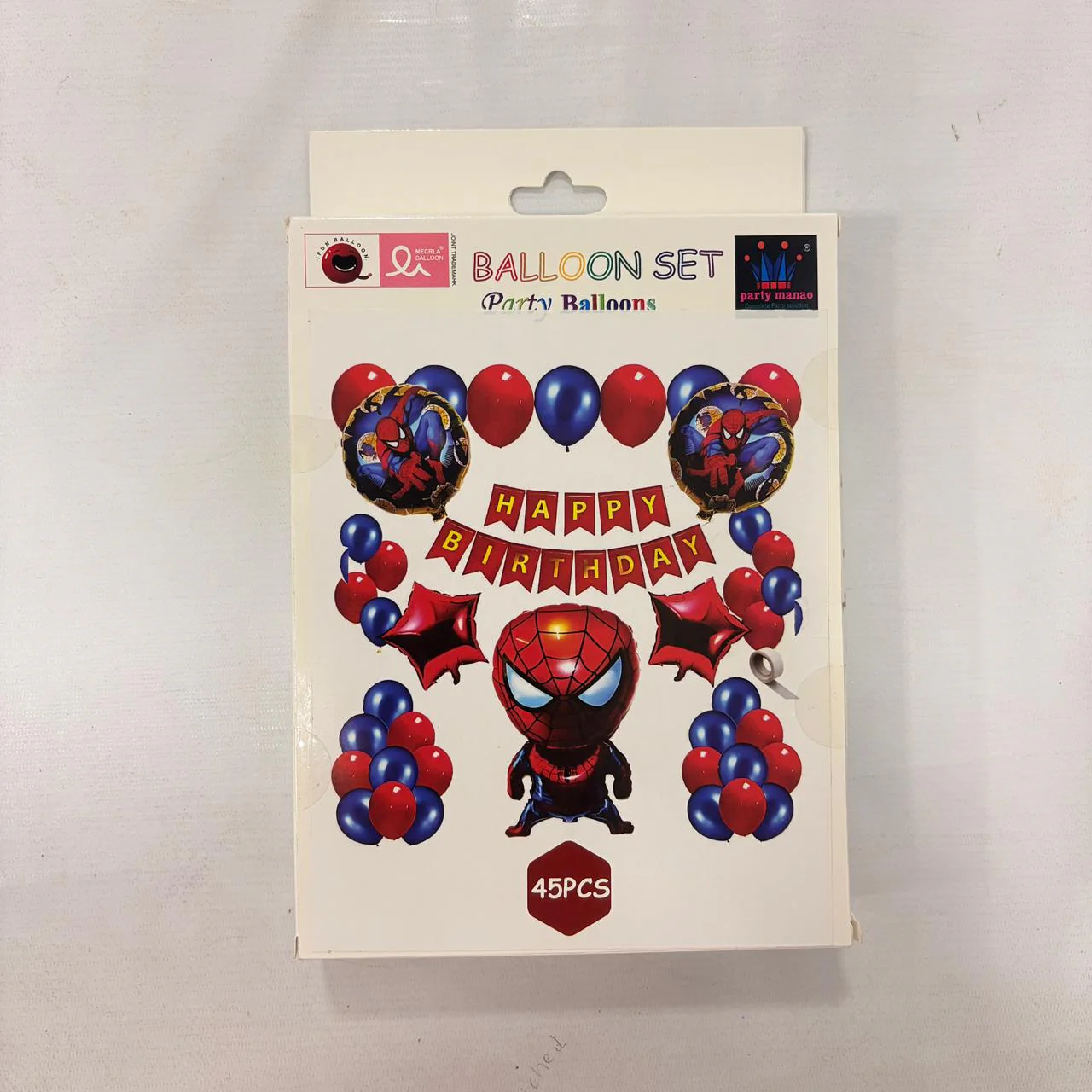 AM7687 Superhero Theme Birthday Decoration Balloon Bouquet Set of 45 Pieces for Kids - Image 4